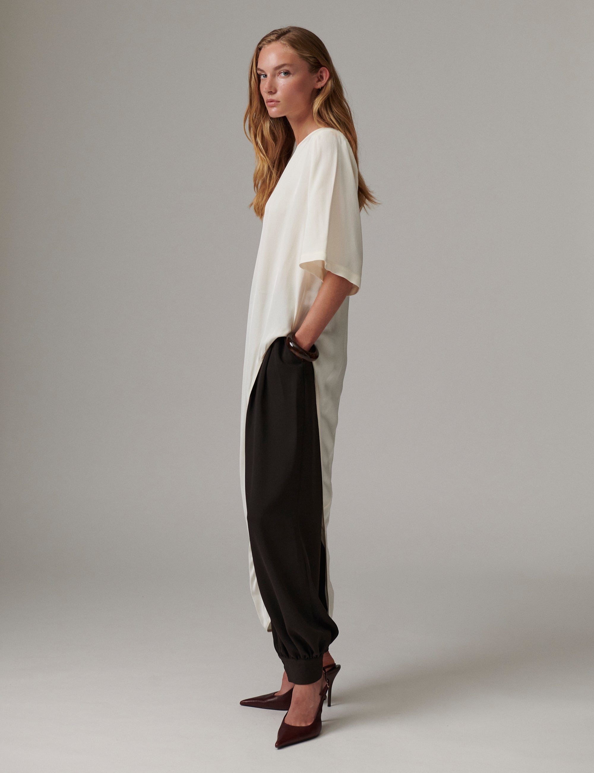 DAY Birger ét Mikkelsen Lolly - Matte Crepe - Bluse Bluse 110605 Jet Stream