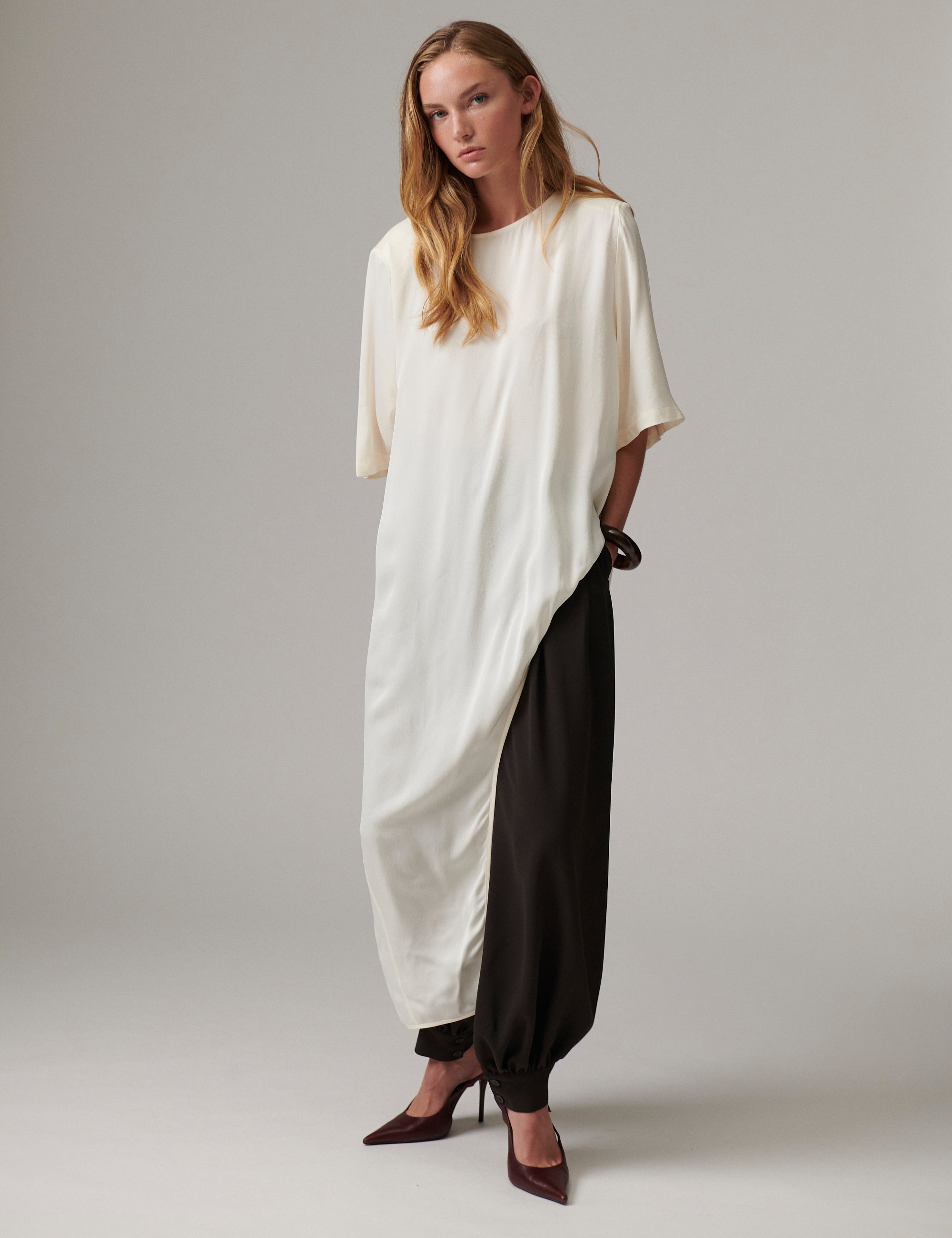 DAY Birger ét Mikkelsen Lolly - Matte Crepe - Bluse Bluse 110605 Jet Stream