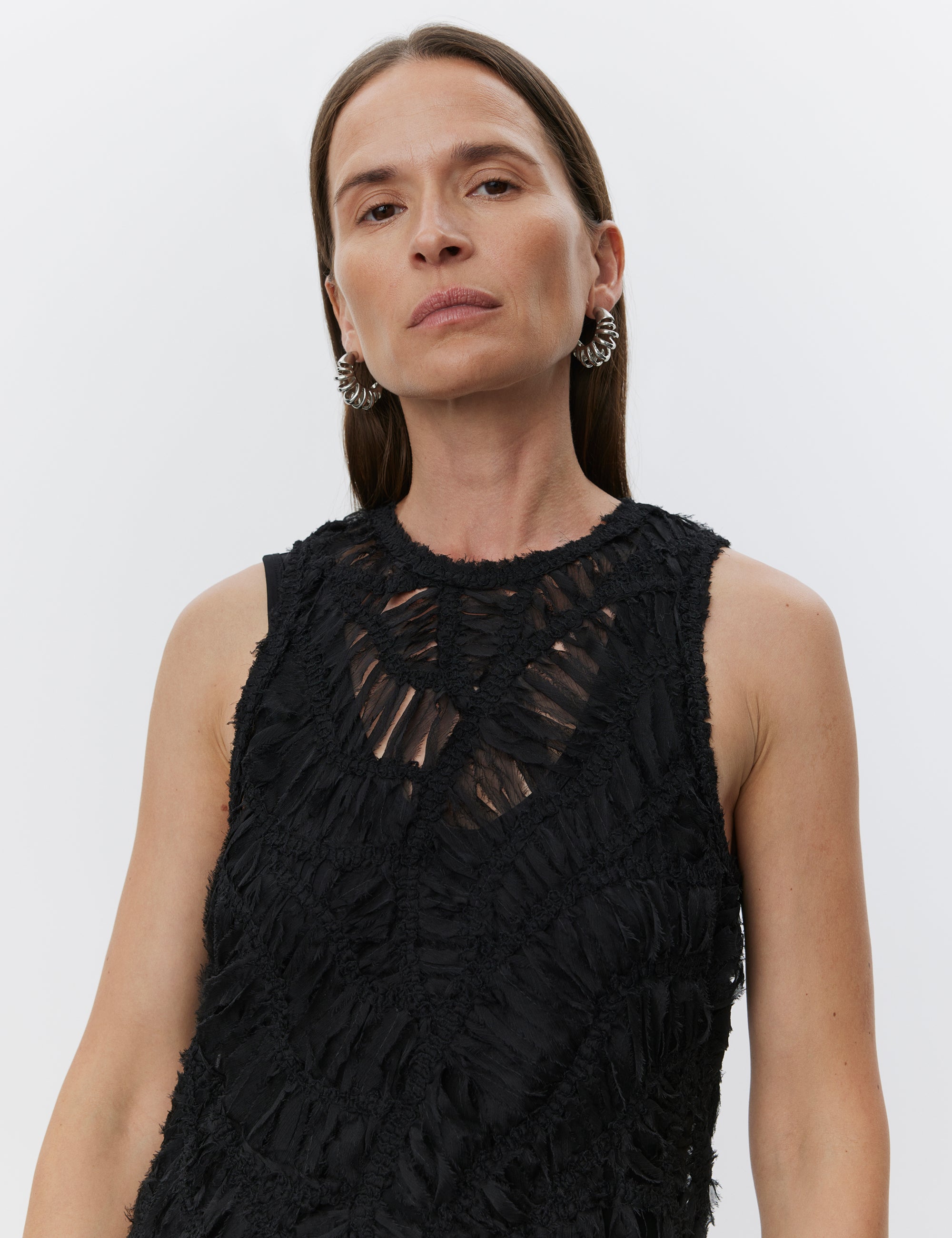 DAY Birger ét Mikkelsen Loopun - Crochet Tulle Dress 190303 BLACK