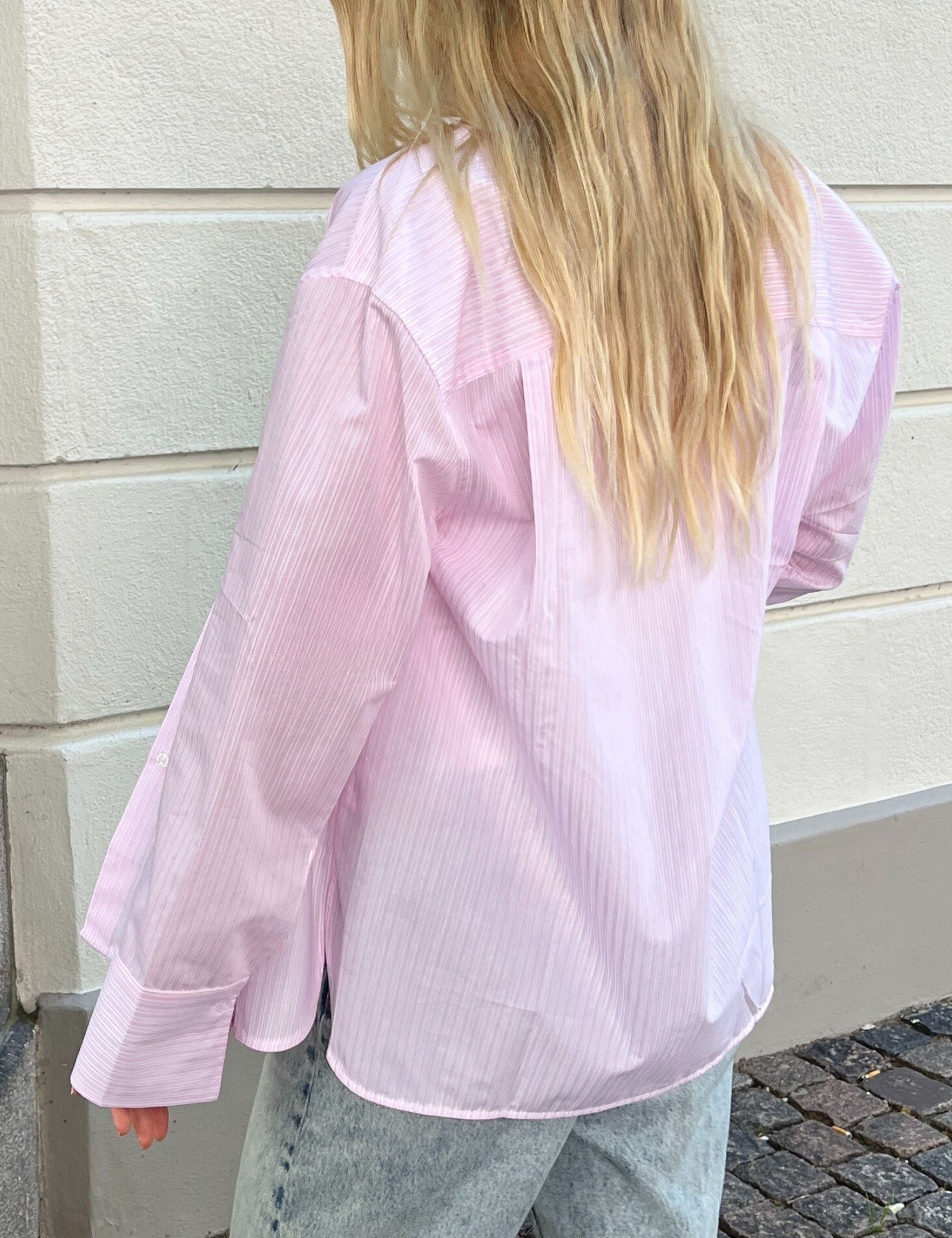 DAY Birger ét Mikkelsen Mac - Classic Stripe RD Shirts & Blouses 132801 Pink-a-boo