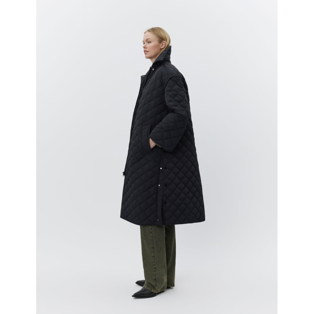 DAY Birger ét Mikkelsen Manon - Rhombus Quilt Coats & Jackets 190303 BLACK