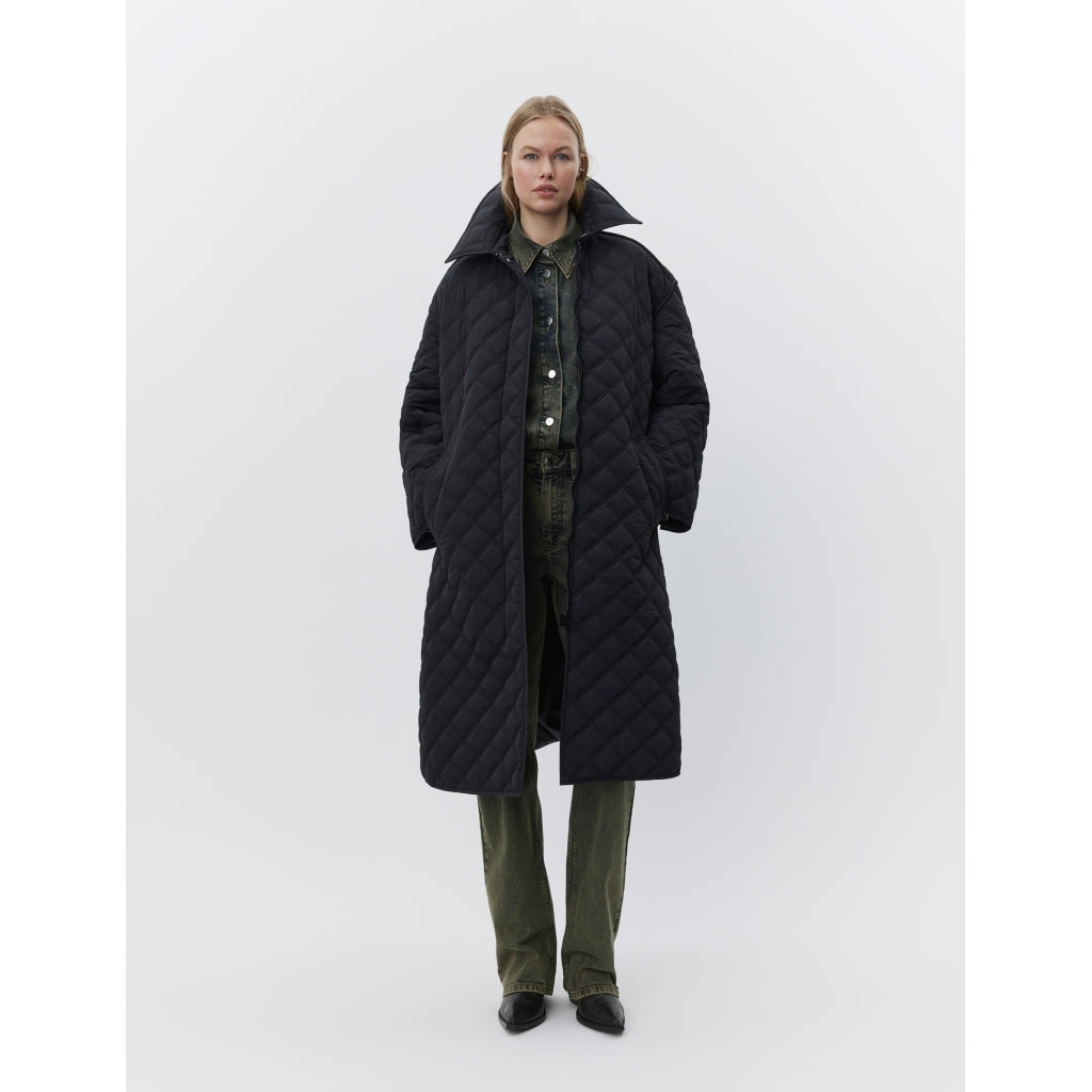 DAY Birger ét Mikkelsen Manon - Rhombus Quilt Coats & Jackets 190303 BLACK
