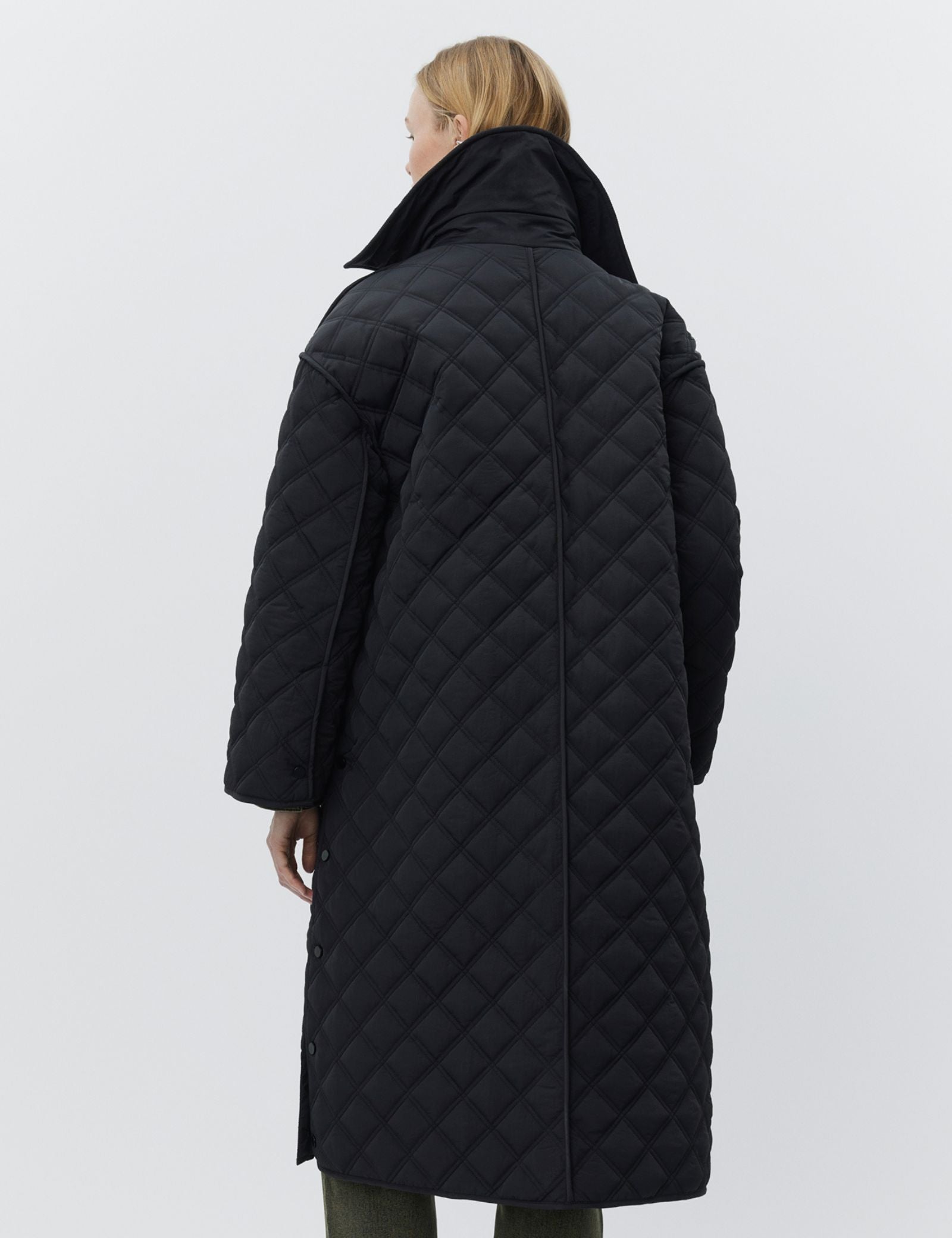 DAY Birger ét Mikkelsen Manon - Rhombus Quilt Coats & Jackets 190303 BLACK