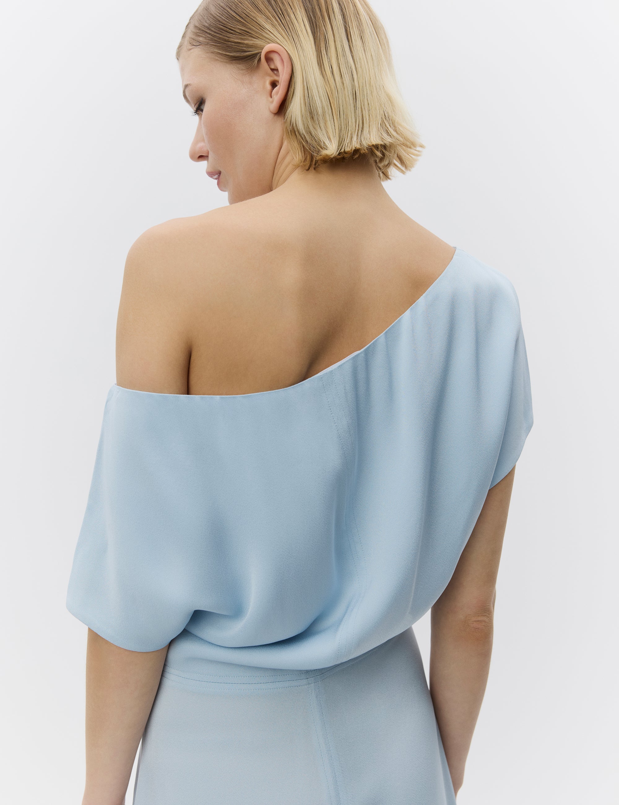 DAY Birger ét Mikkelsen Mara - Matte Crepe Dress 144115 CASHMERE BLUE