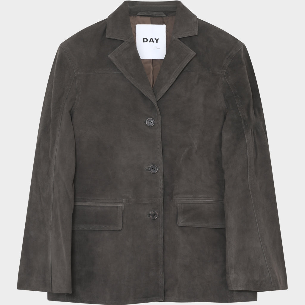 DAY Birger ét Mikkelsen Marcela - Suede Coats & Jackets 191103 ESPRESSO