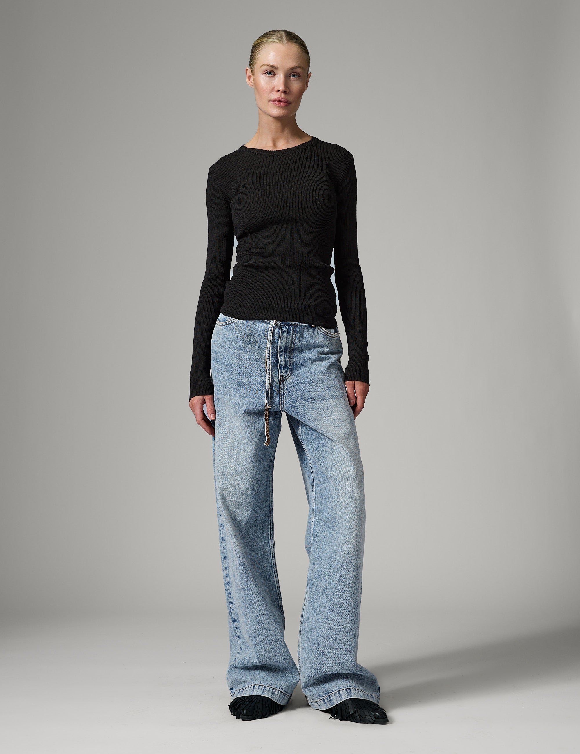 DAY Birger ét Mikkelsen Mariana - Daily Elements Tops & T-Shirts 190303 Black