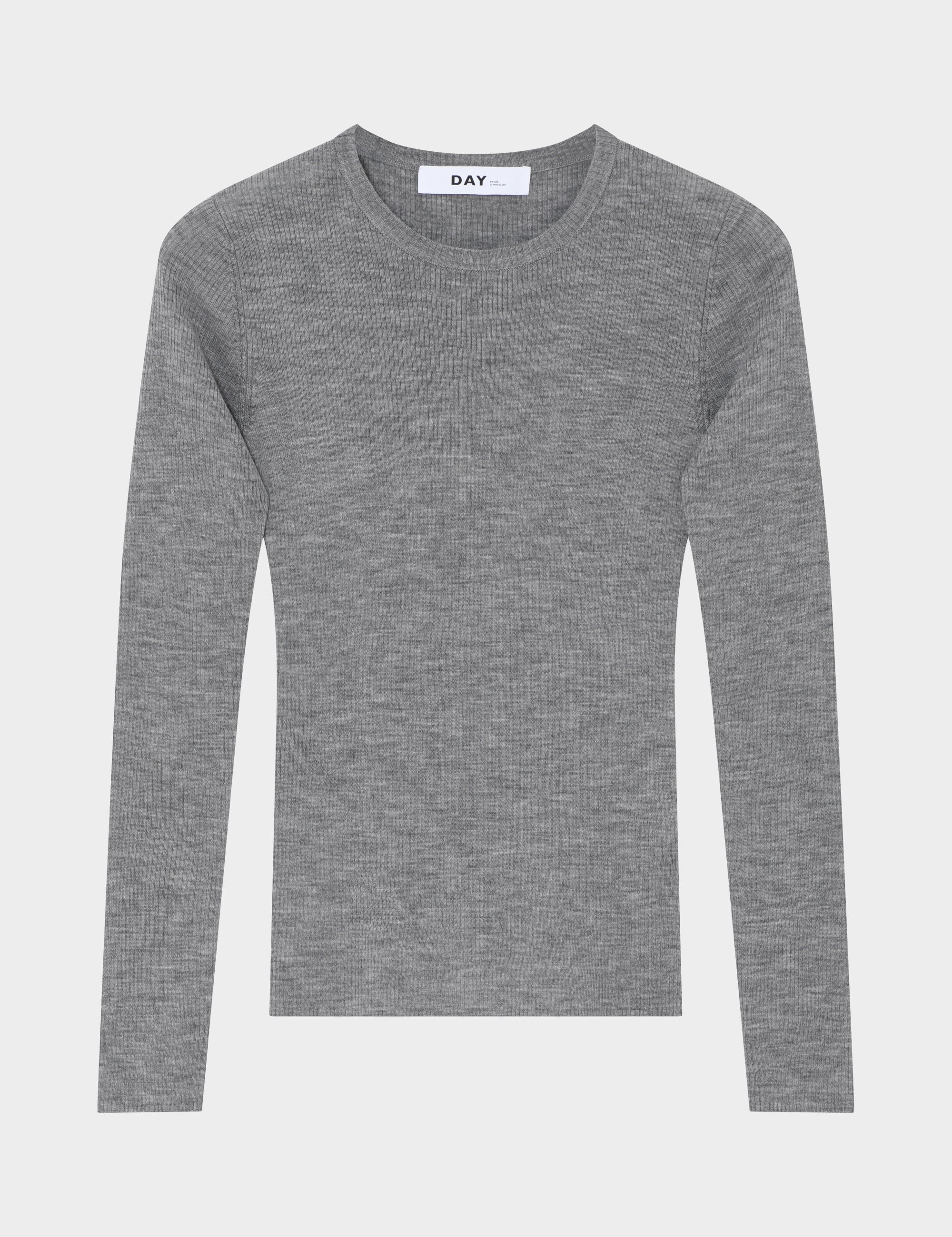 DAY Birger ét Mikkelsen Mariana - Daily Elements Tops & T-Shirts 500006 MEDIUM GREY MELANGE