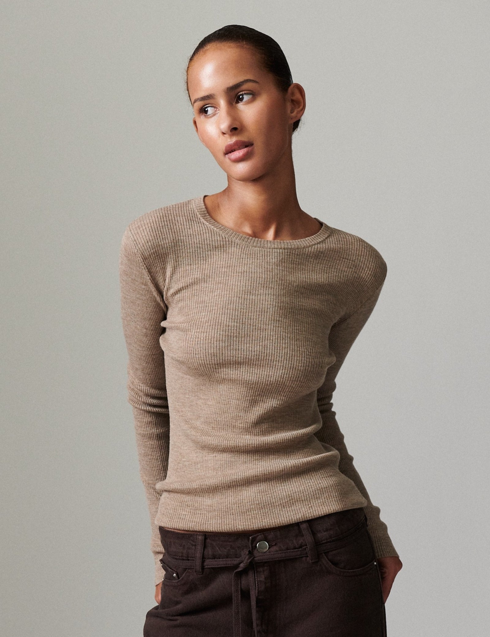 DAY Birger ét Mikkelsen Mariana - Daily Elements Tops & T-Shirts 500001 BEIGE MELANGE