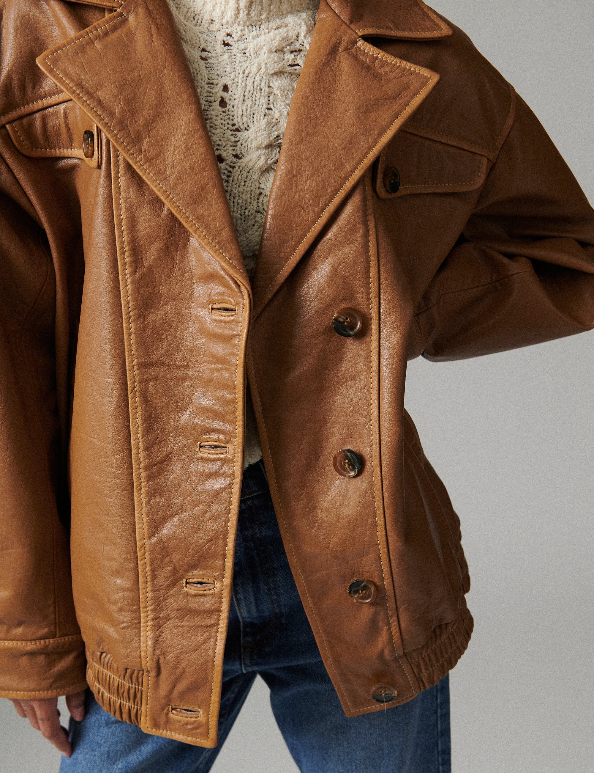 DAY Birger ét Mikkelsen Mette - Leather Jakke 180933 RUBBER