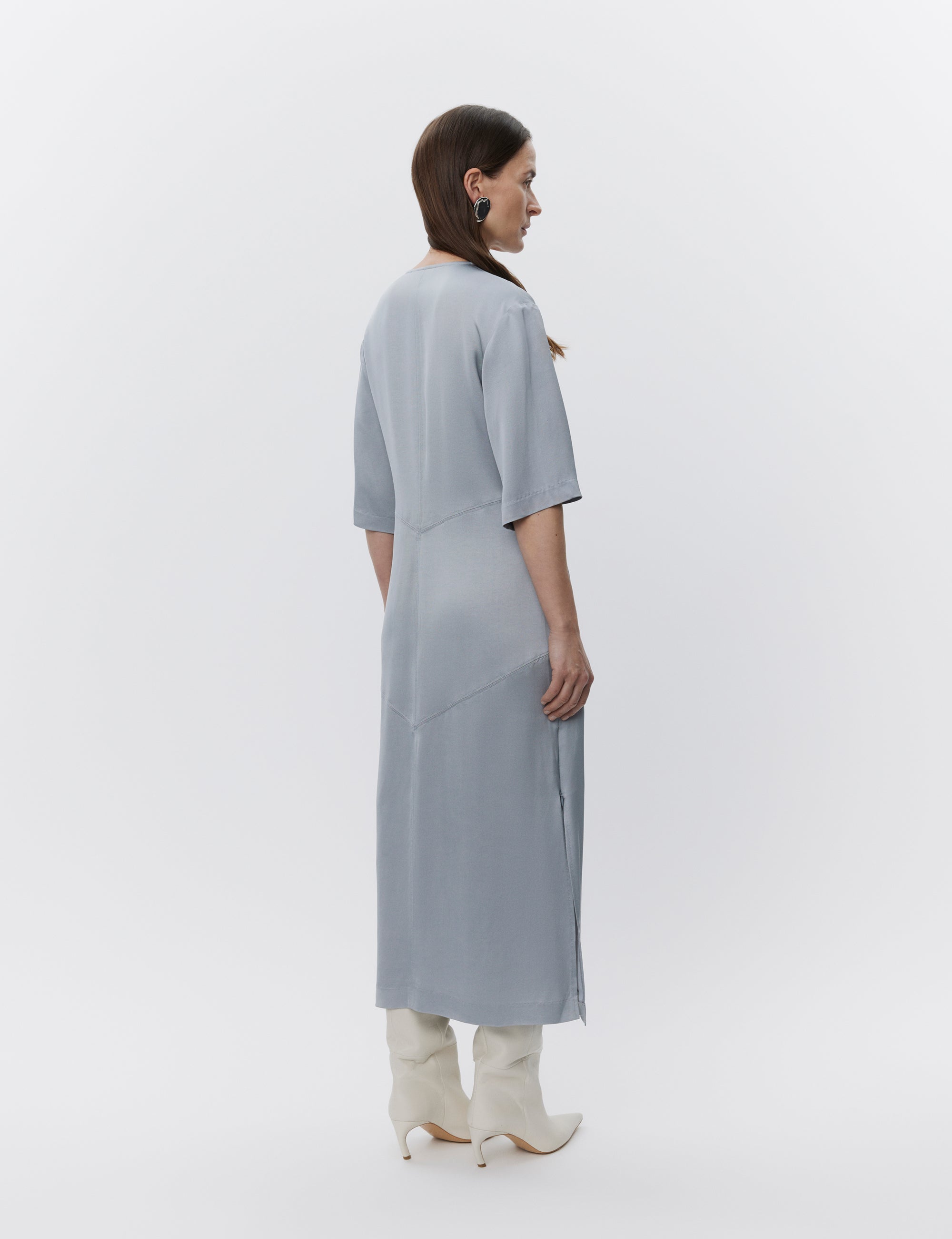 DAY Birger ét Mikkelsen Micca - Modern Twill Kjole 154305 Quarry