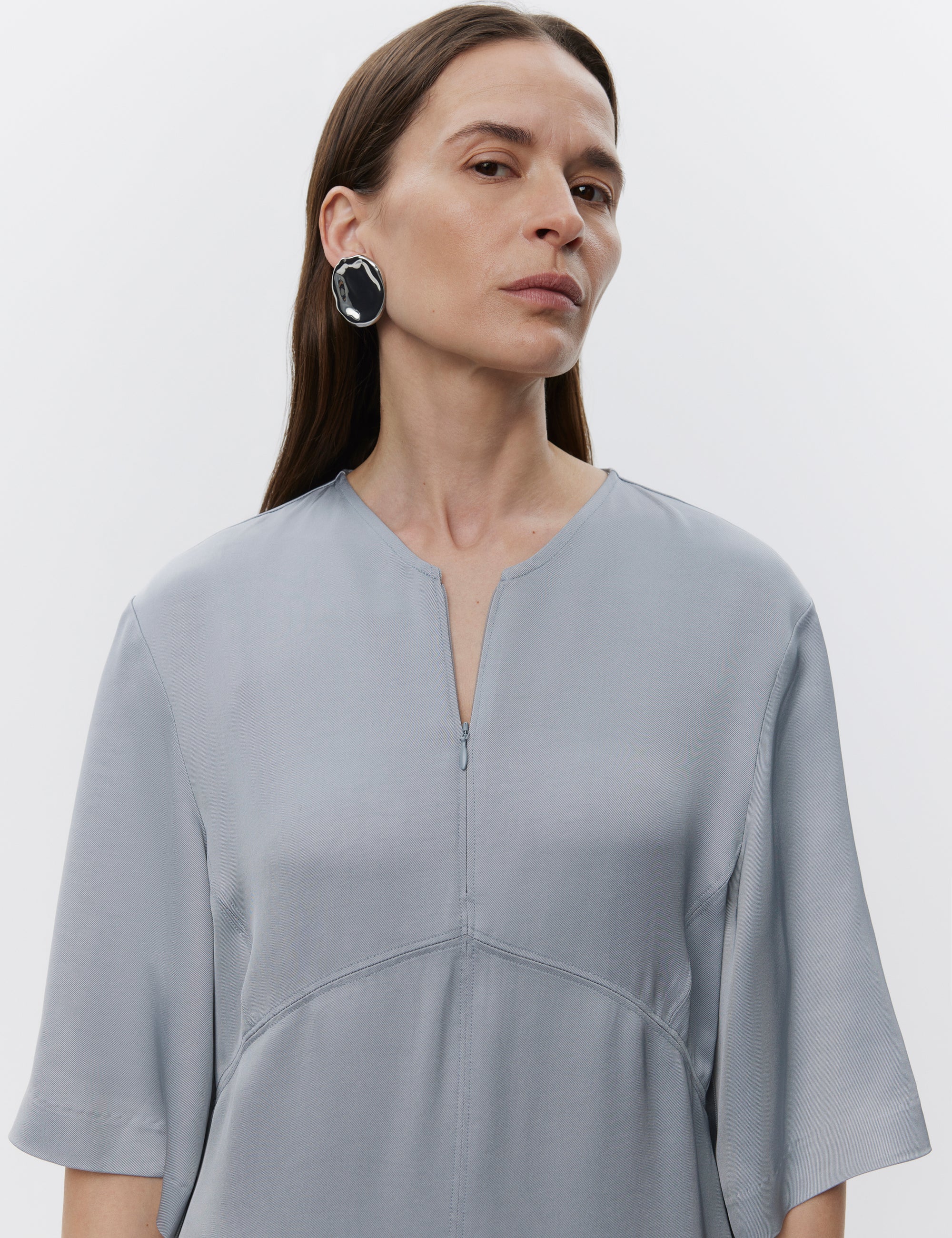 DAY Birger ét Mikkelsen Micca - Modern Twill Kjole 154305 Quarry