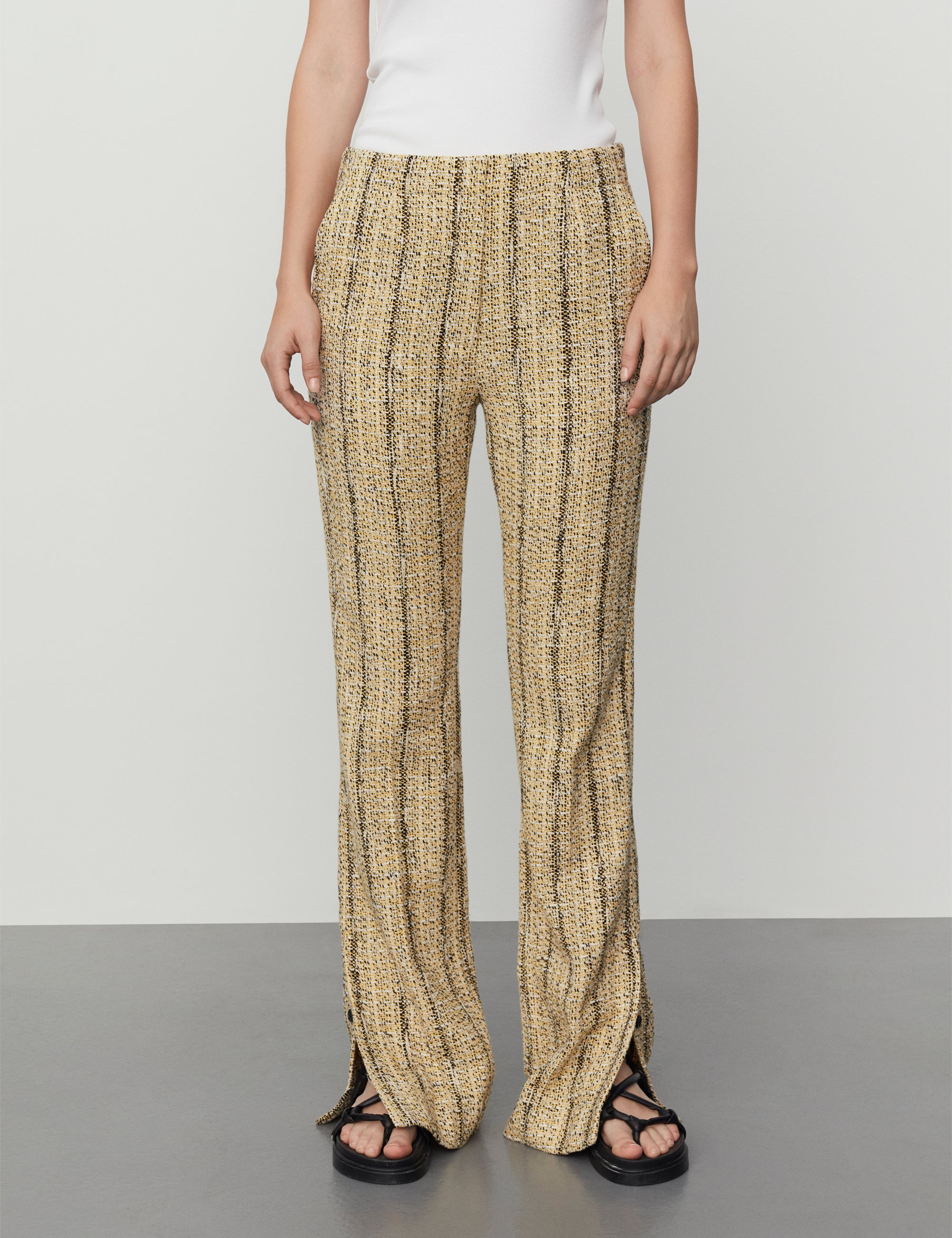 DAY Birger ét Mikkelsen Milo - Bohemian Bouclé Pants 190303 BLACK