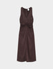 Mino -Viscose Stretch - Kjole - Coffee Bean