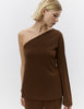 Monique - All Day Jersey - Bluse - POTTING SOIL