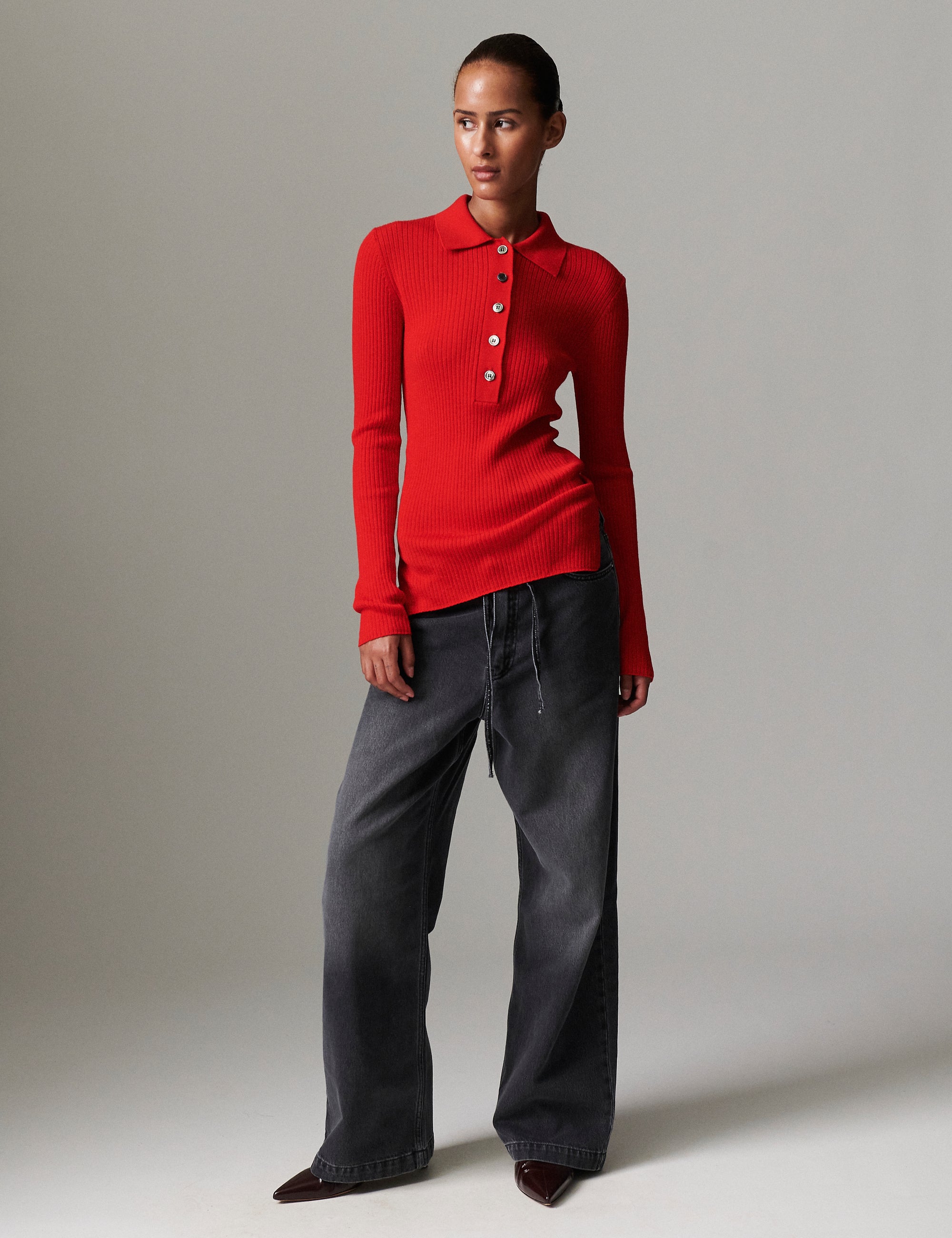 DAY Birger ét Mikkelsen Murphy - Daily elements Sweater 181664 FIERY RED.
