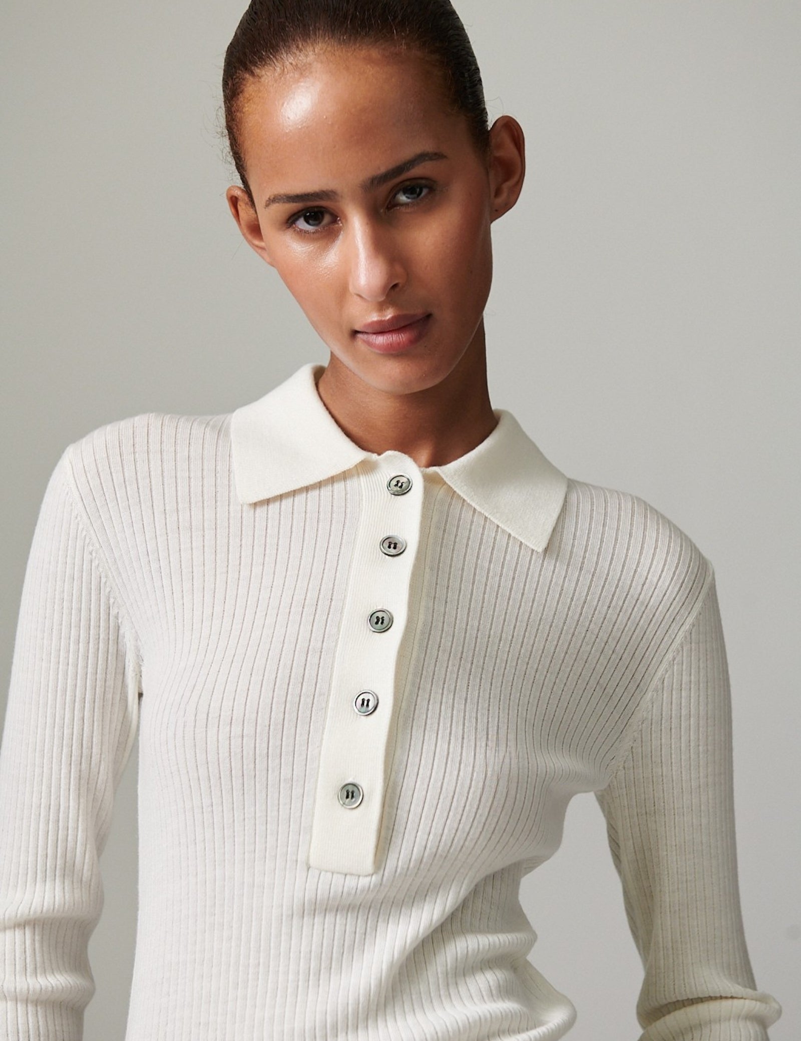 DAY Birger ét Mikkelsen Murphy - Daily elements Sweater 01002 Ivory Shade