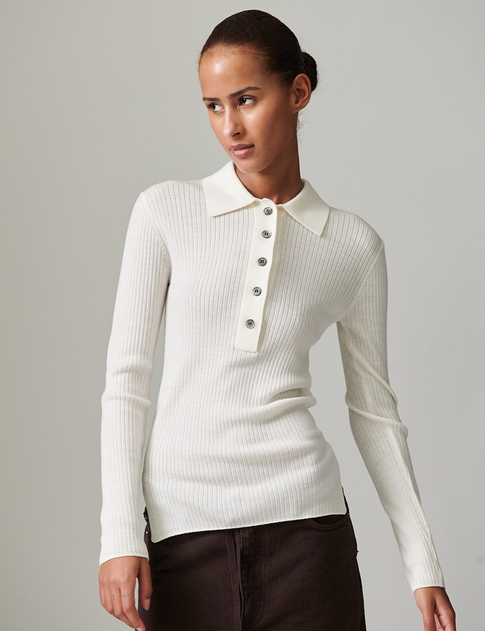 DAY Birger ét Mikkelsen Murphy - Daily elements Sweater 01002 Ivory Shade