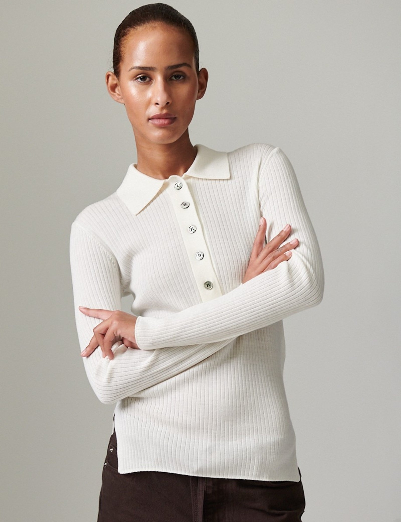 DAY Birger ét Mikkelsen Murphy - Daily elements Sweater 01002 Ivory Shade