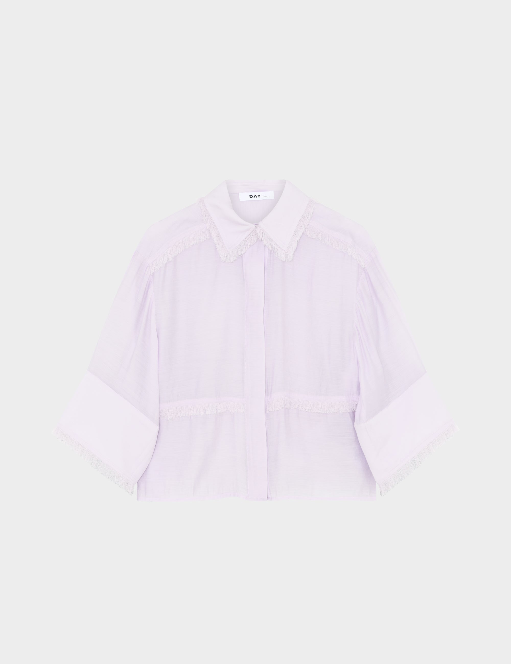 DAY Birger ét Mikkelsen Nash - Refined fringes Shirts & Blouses 133820 LAVENDER FOG