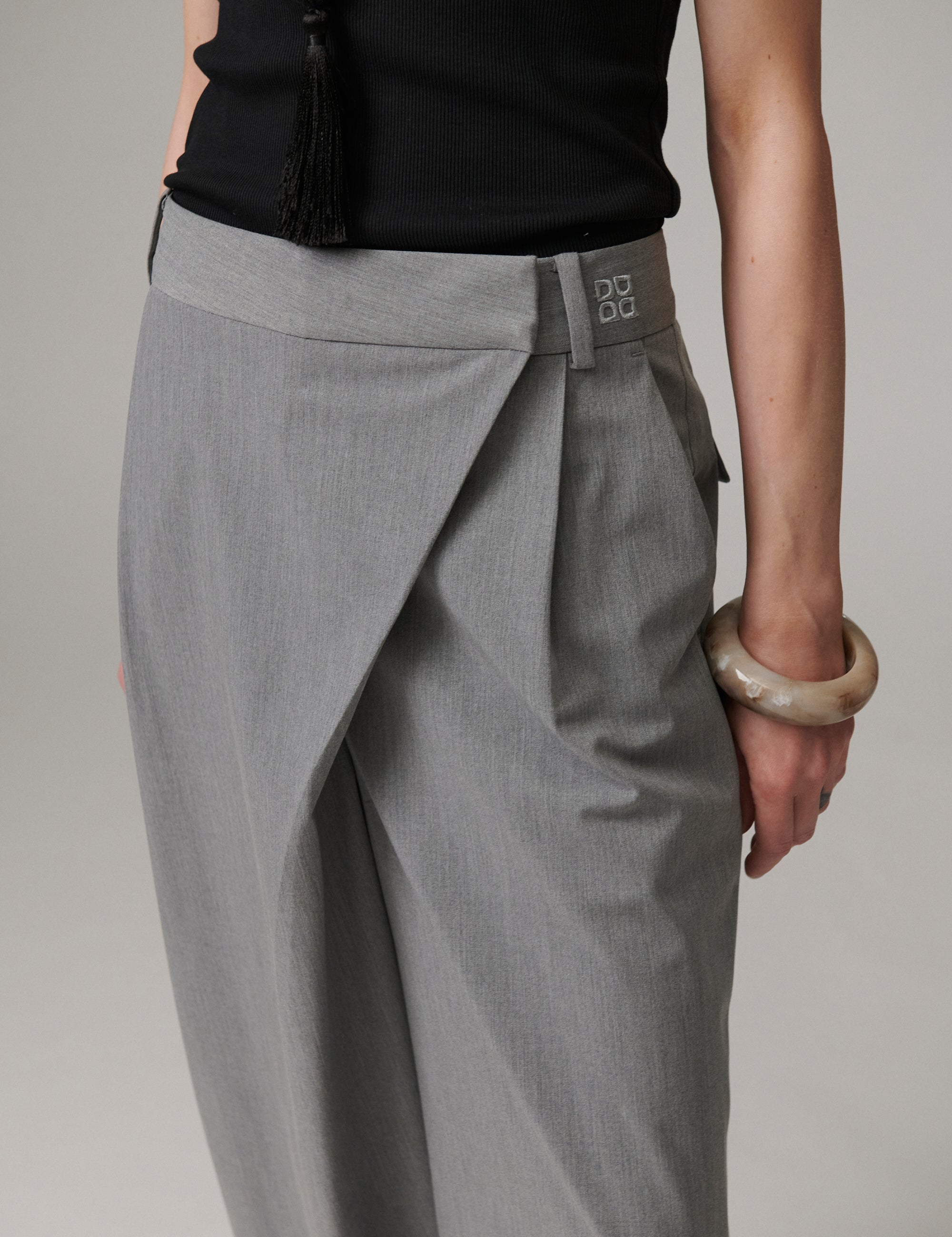 DAY Birger ét Mikkelsen Nila - Classic Gab Bukser 500006 Medium Grey Melange