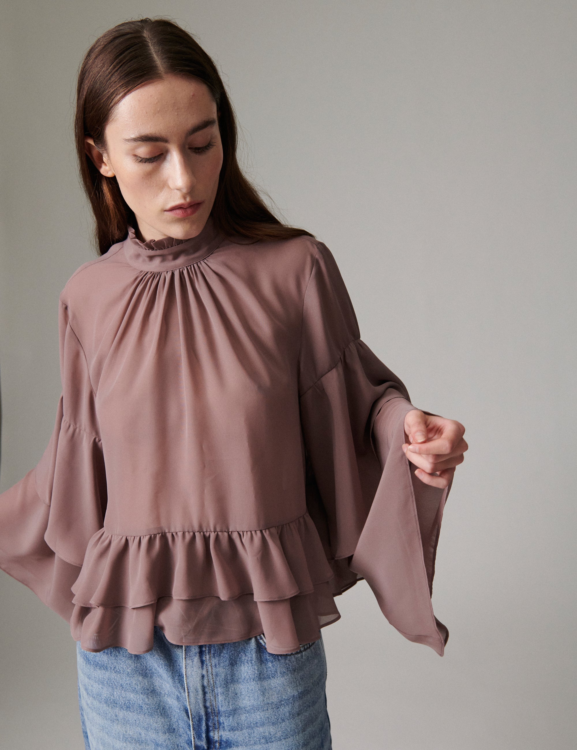 DAY Birger ét Mikkelsen Nomi - Day Chiffon - Bluse Bluse 181807 TWILIGHT MAUVE