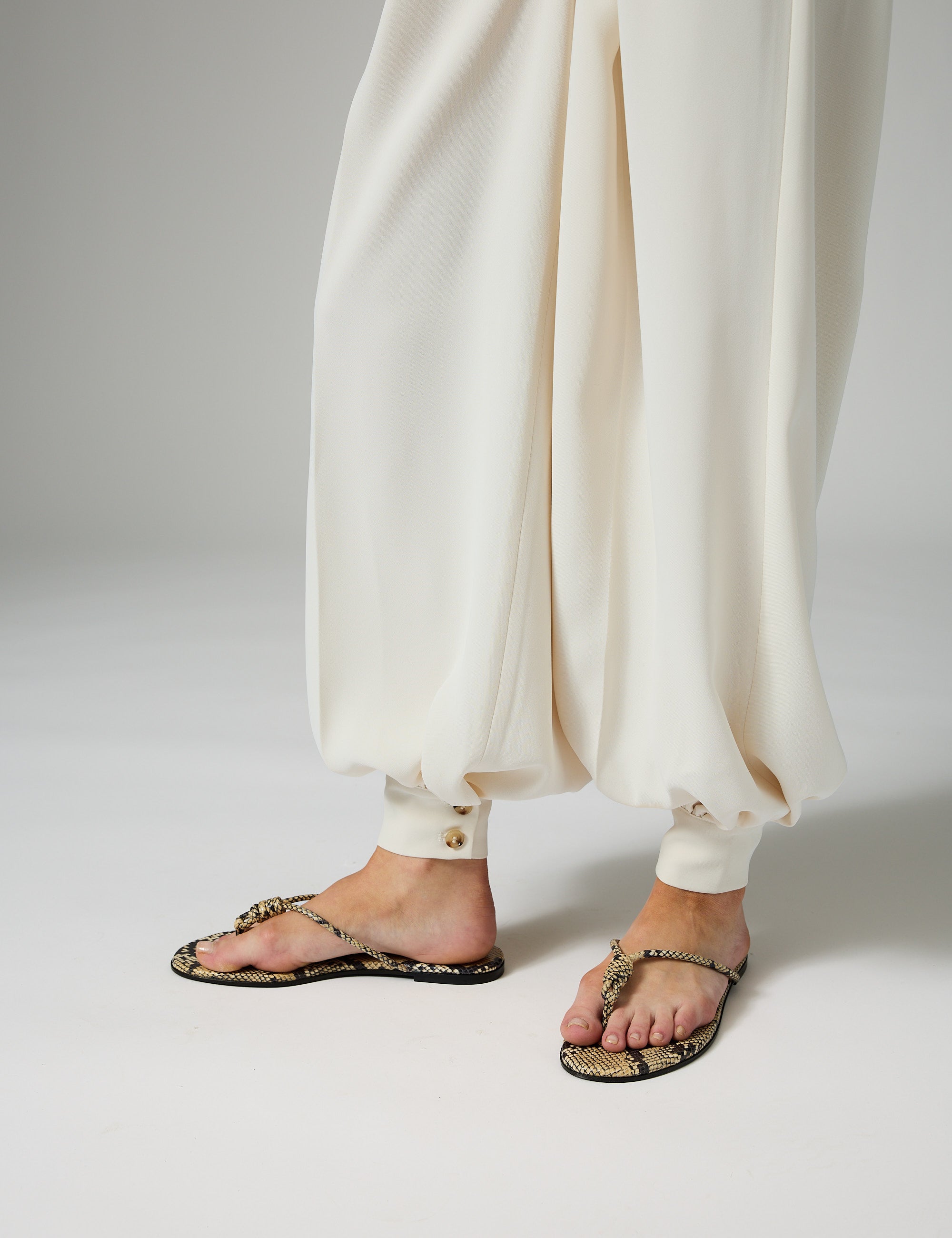 DAY Birger ét Mikkelsen Oda - Classic Gabardine Bukser 01002 Ivory Shade