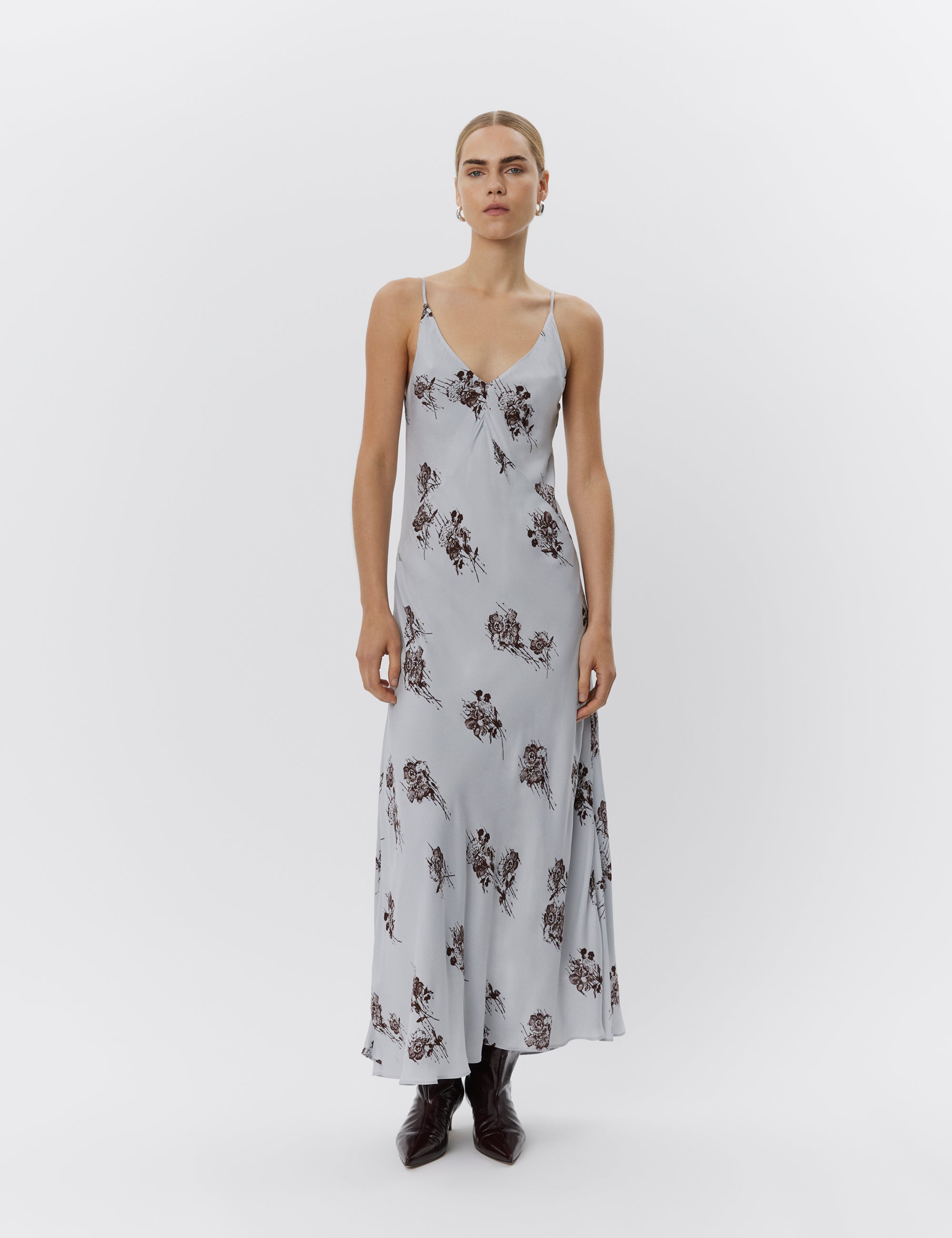 DAY Birger ét Mikkelsen Peach - Pearl Falling FLowers Dress 500153 PEARL FALLING FLOWER