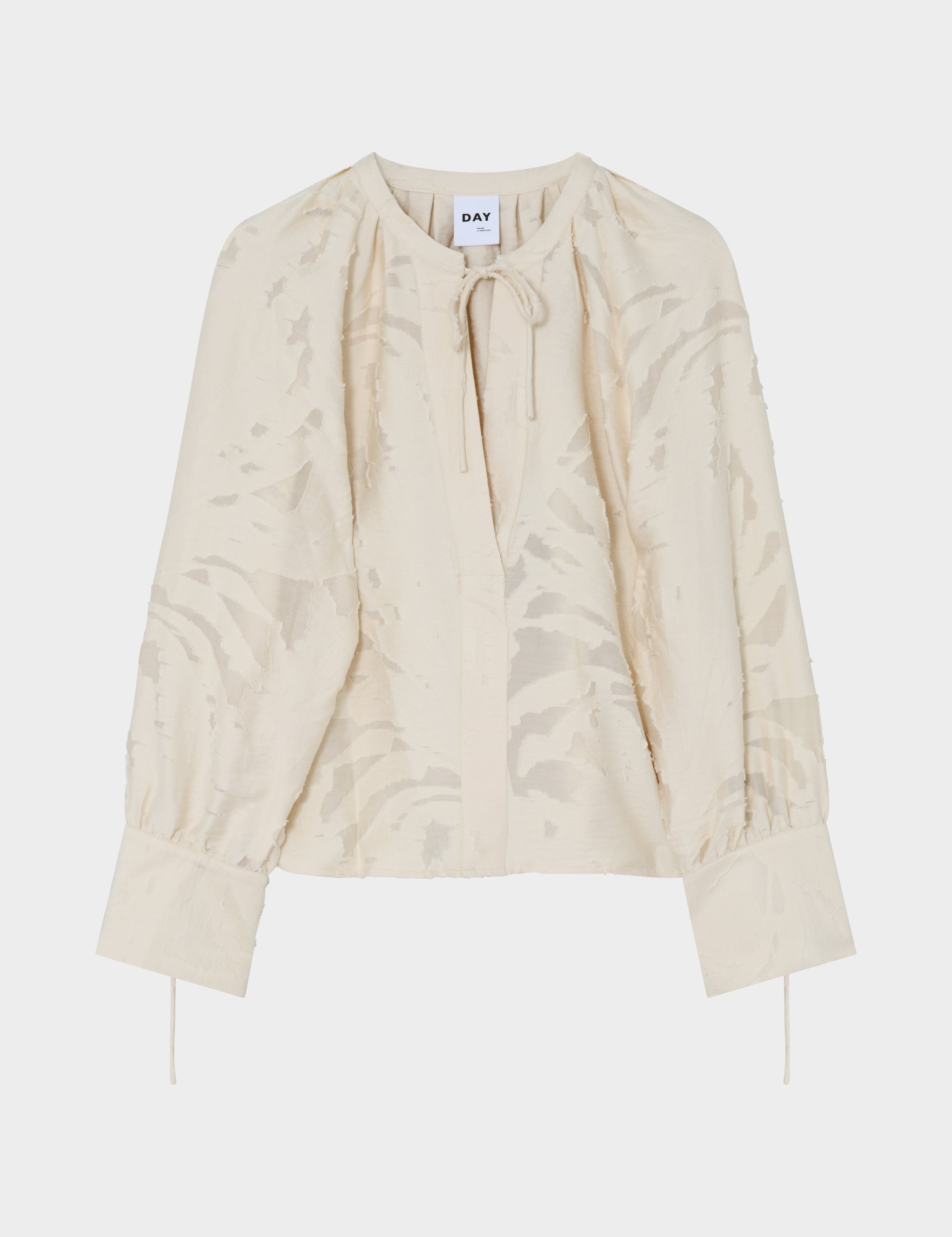 DAY Birger ét Mikkelsen Penka - Raw Jacquard - Bluse Bluse 110605 Jet Stream