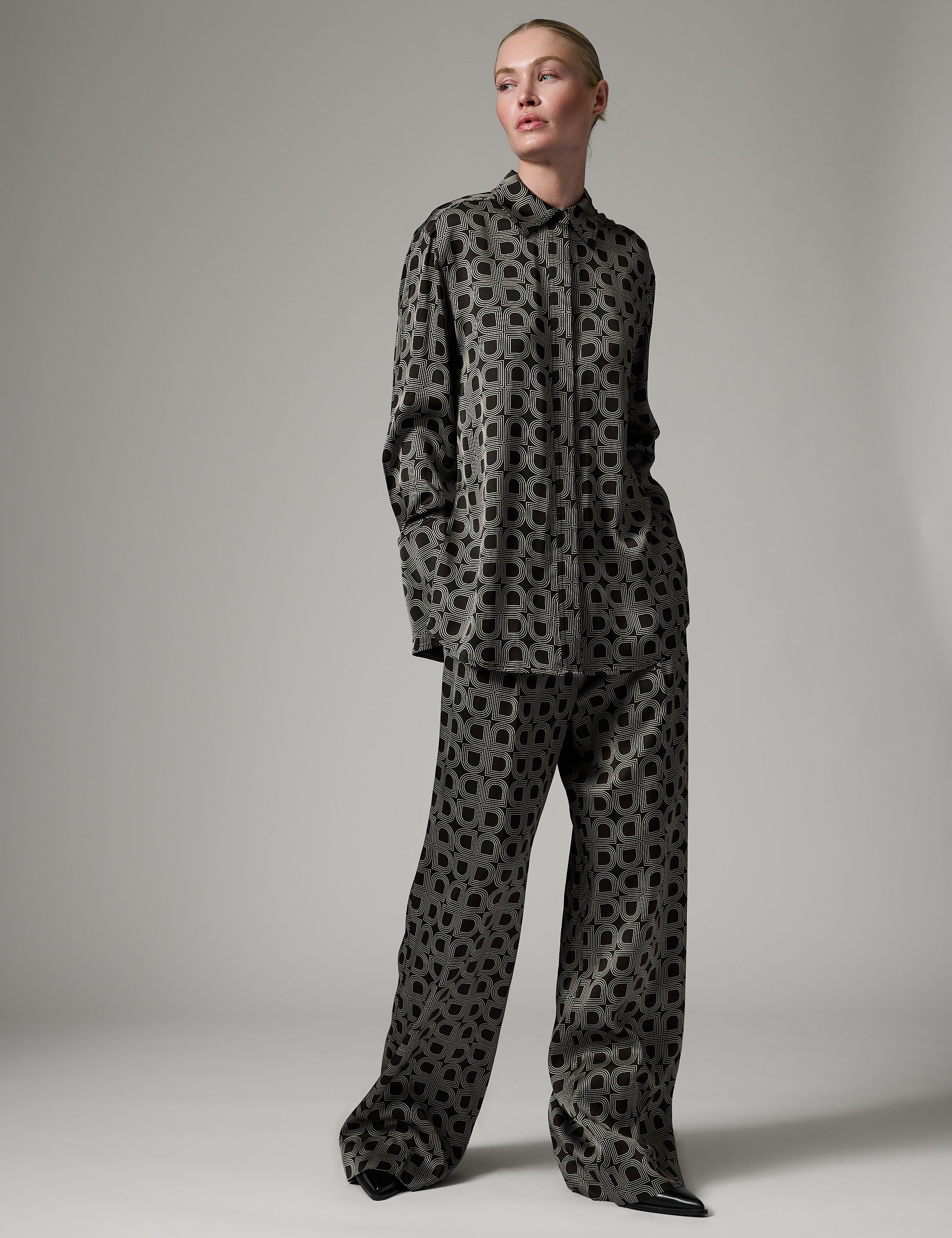 DAY Birger ét Mikkelsen Phoebe - Fluid Viscose - Bukser Bukser 190303 Black