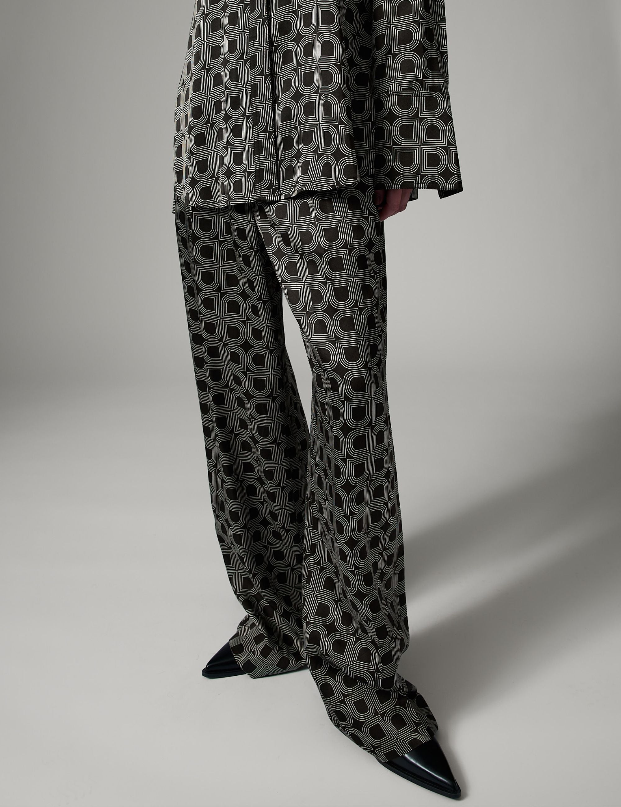 DAY Birger ét Mikkelsen Phoebe - Fluid Viscose Bukser 190303 Black