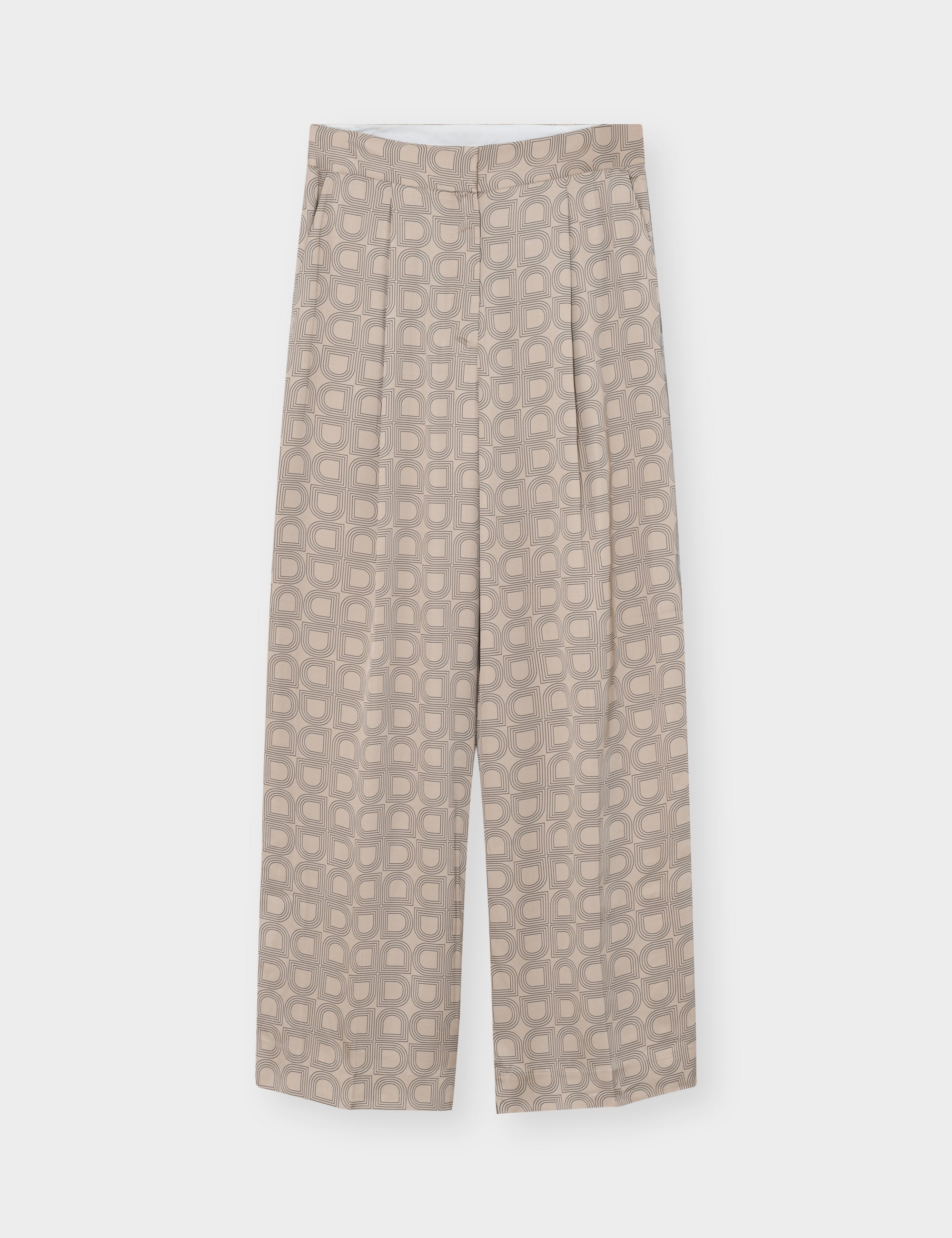 DAY Birger ét Mikkelsen Phoebe - Fluid Viscose Pants 151304 HUMUS