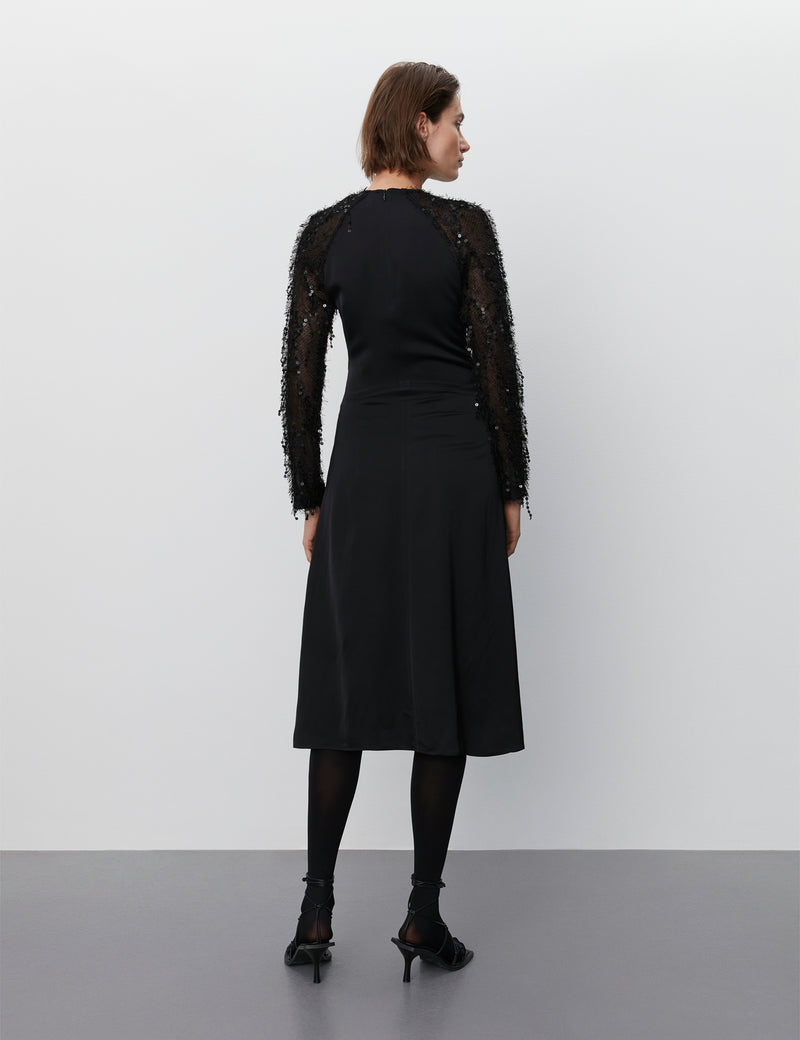 DAY Birger ét Mikkelsen Quincy - Sparkling Texture Dress 190303 BLACK
