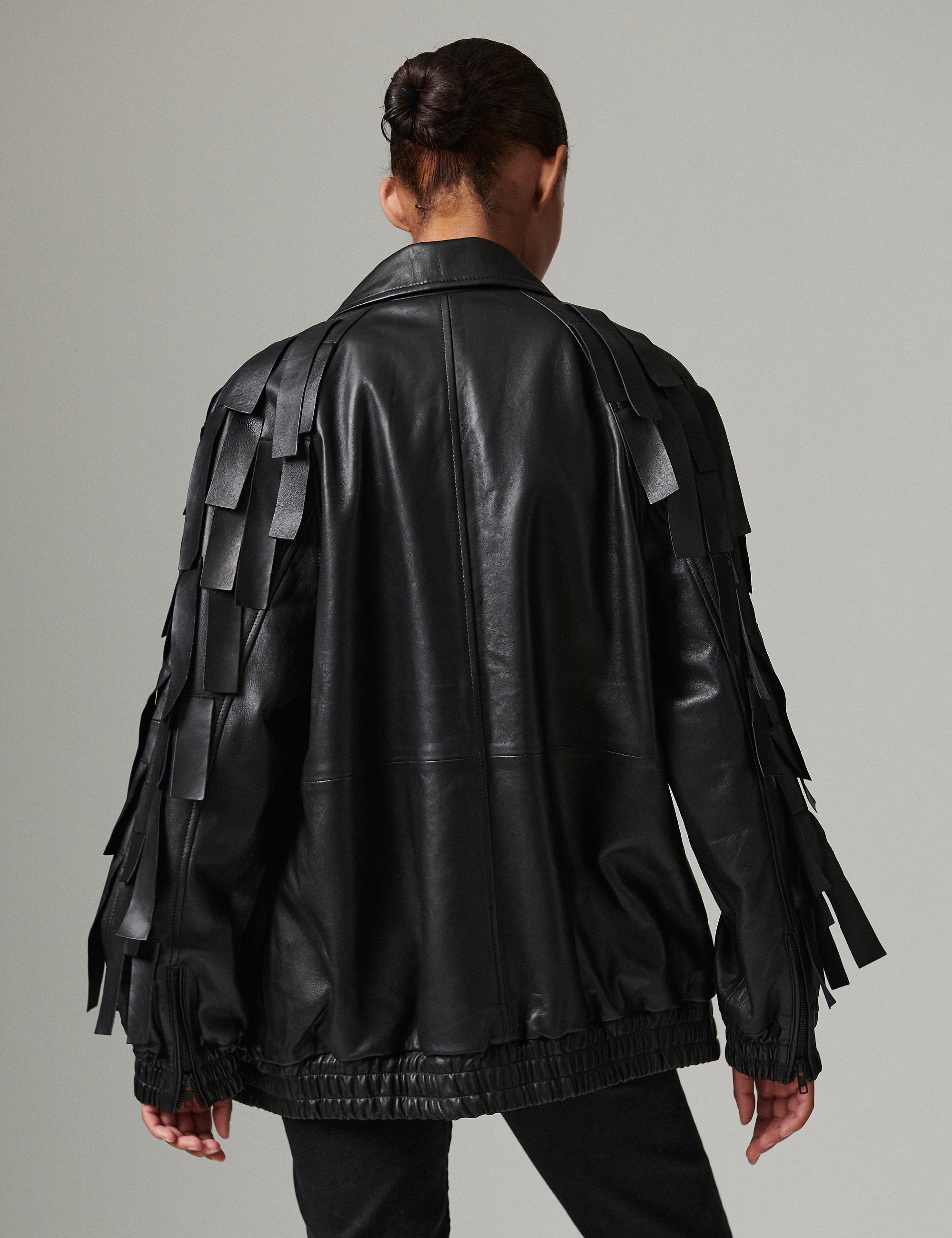 DAY Birger ét Mikkelsen Rafia - Soft Lamb Leather - Jakke Jakke 190303 Black