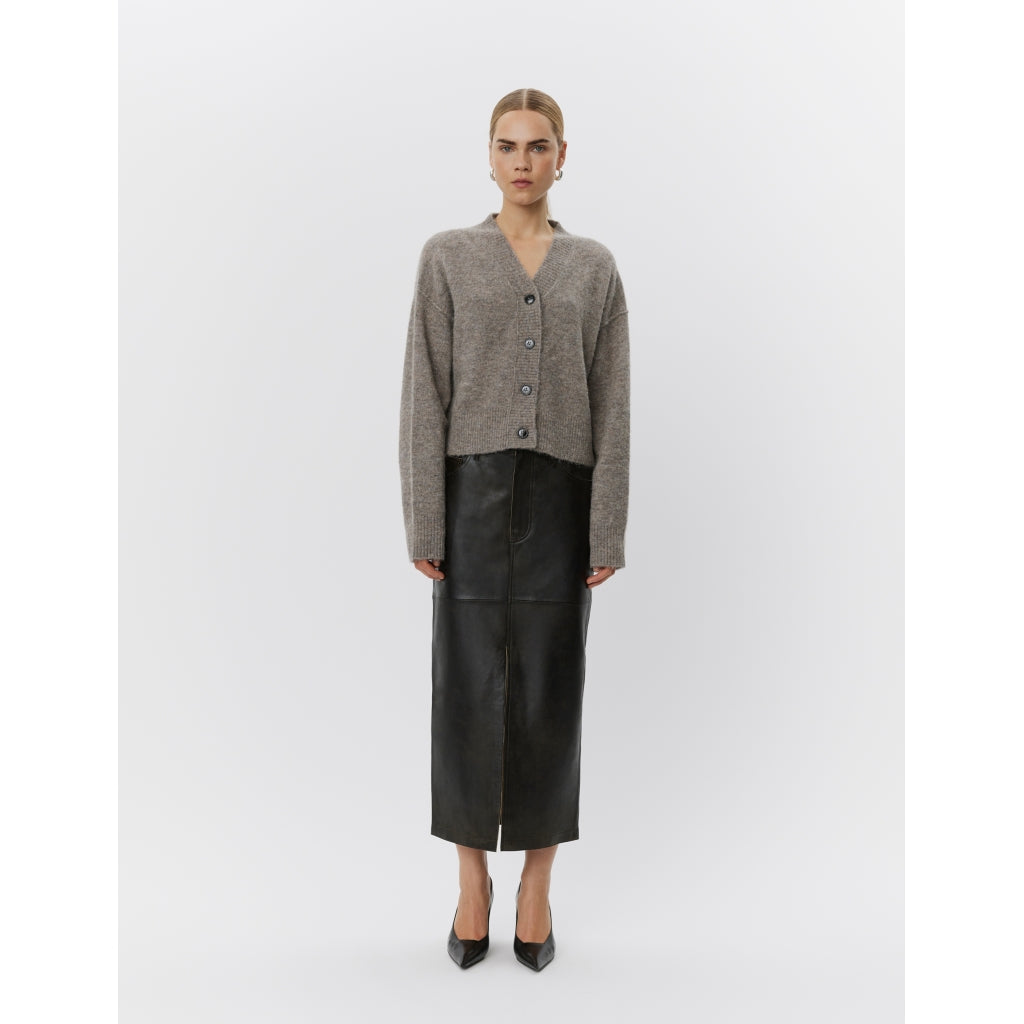 DAY Birger ét Mikkelsen Rana - Cozy Days Cardigan 500148 HUMUS MELANGE
