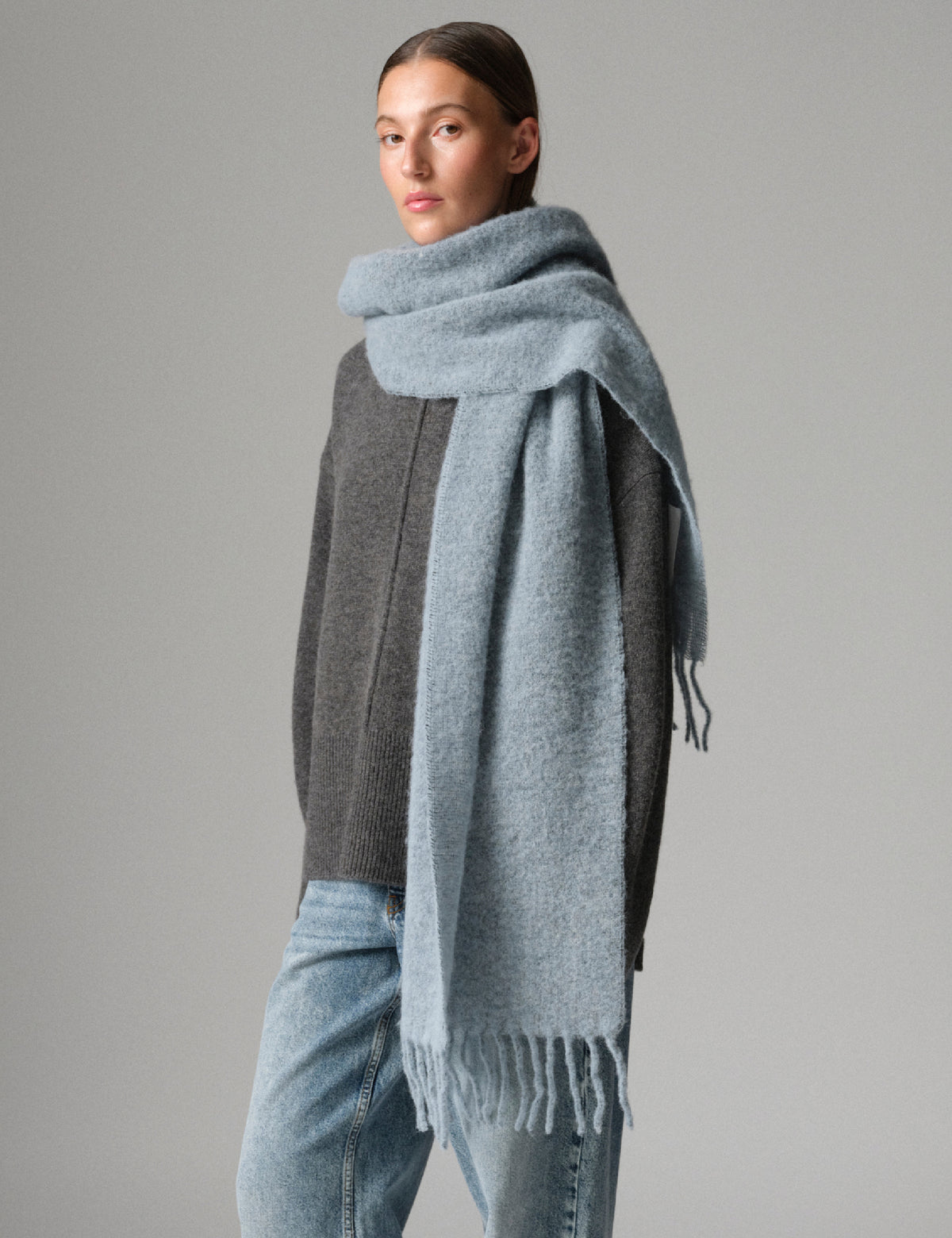 DAY Birger ét Mikkelsen Regina - Fluffy Feel - Tørklæde Accessories 154030 LIGHT SKY