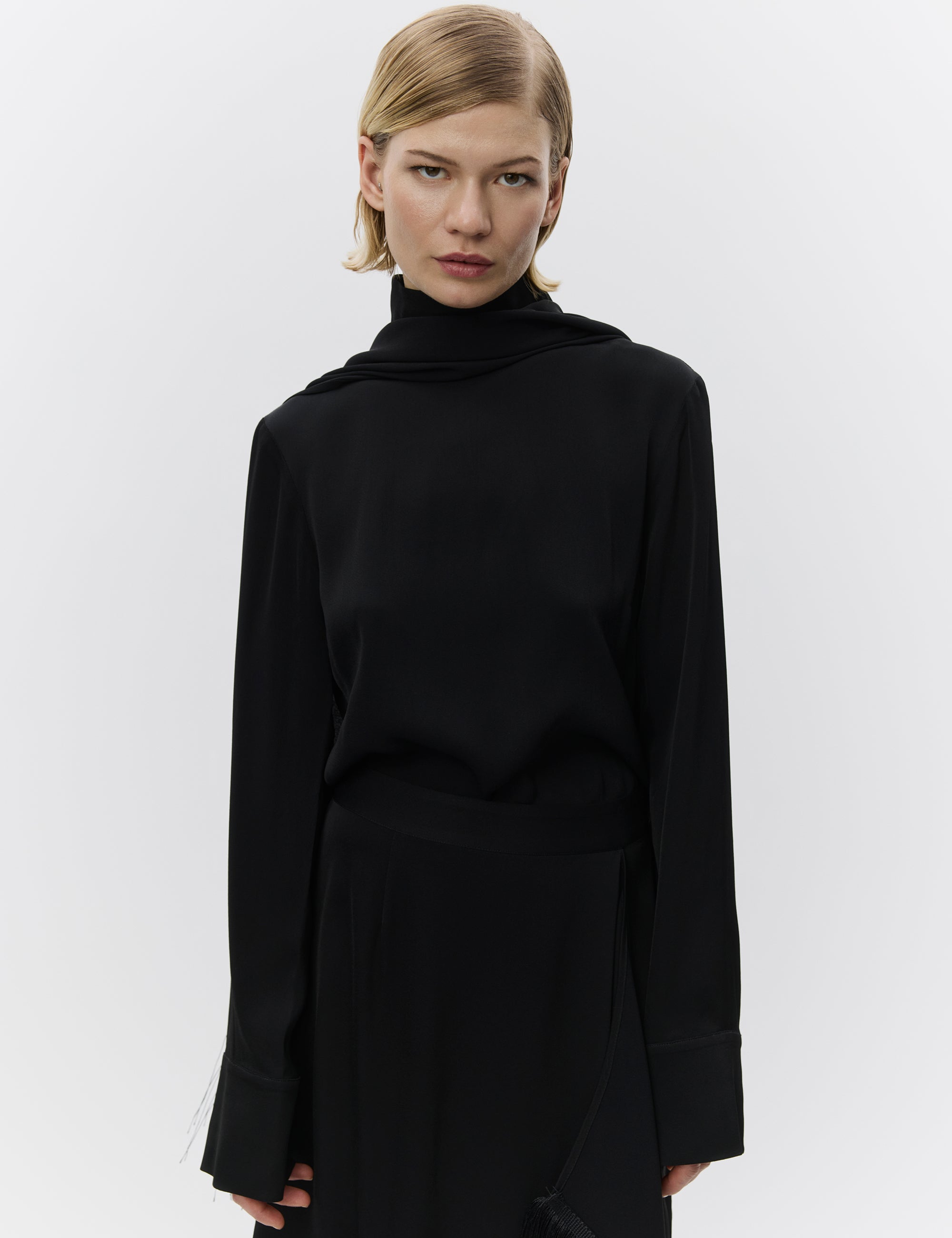 DAY Birger ét Mikkelsen Rios - Matte Crepe - Bluse Bluse 190303 Black