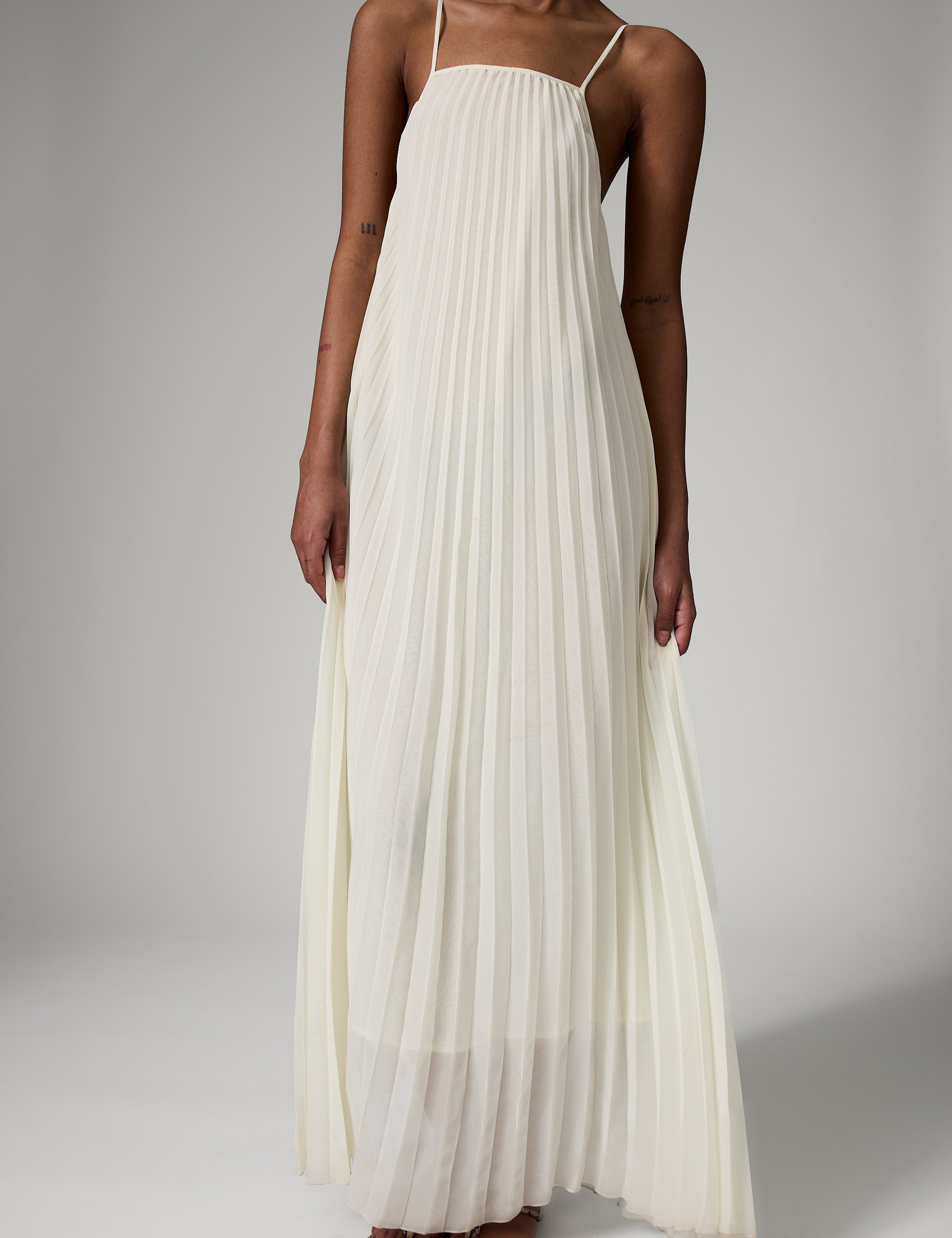 DAY Birger ét Mikkelsen Rona - Chiffon Plisse Kjole 110605 Jet Stream