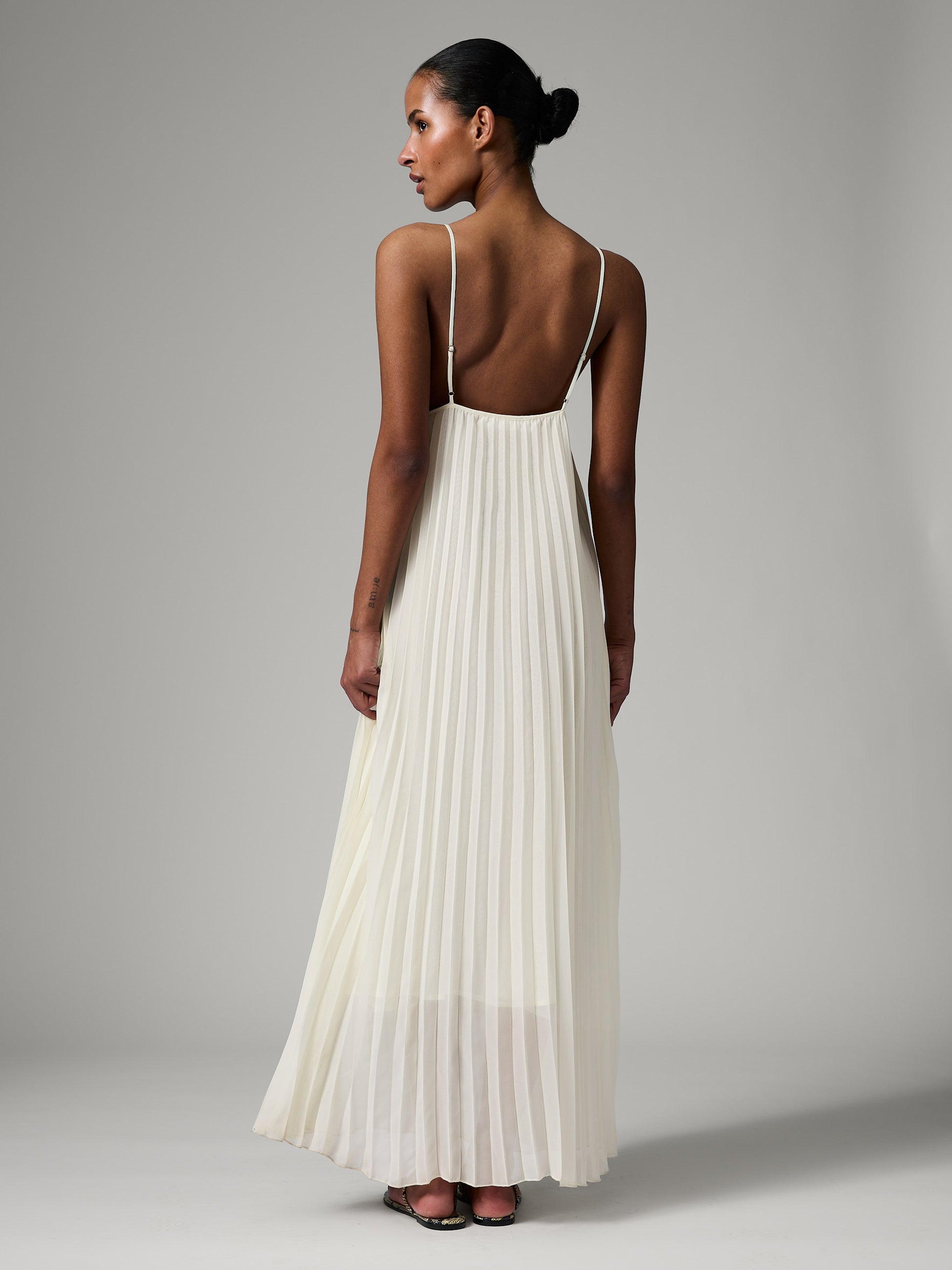 DAY Birger ét Mikkelsen Rona - Chiffon Plisse - Kjole Kjole 110605 Jet Stream
