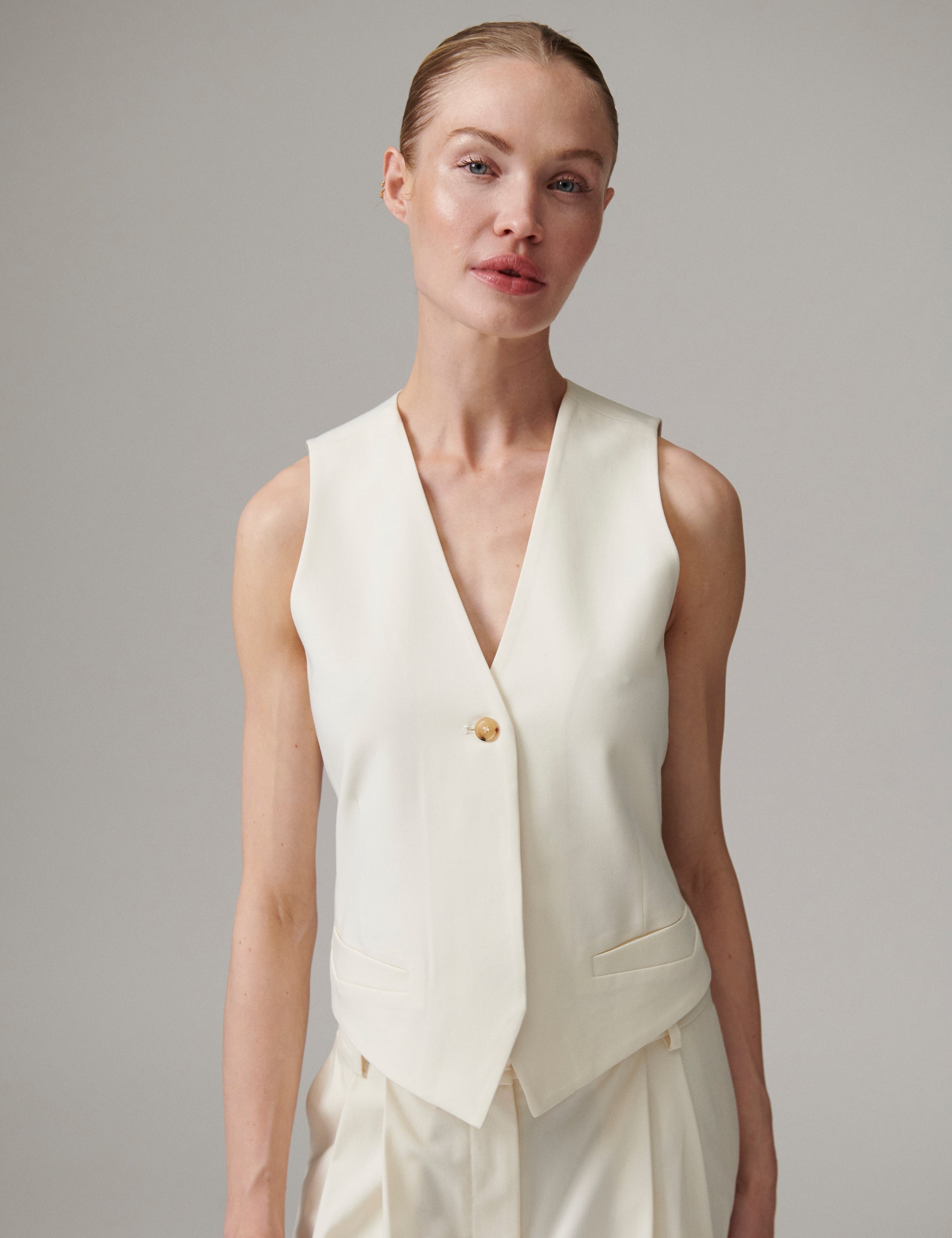 DAY Birger ét Mikkelsen Ronnie - Classic Gab Waistcoat 110605 Jet Stream