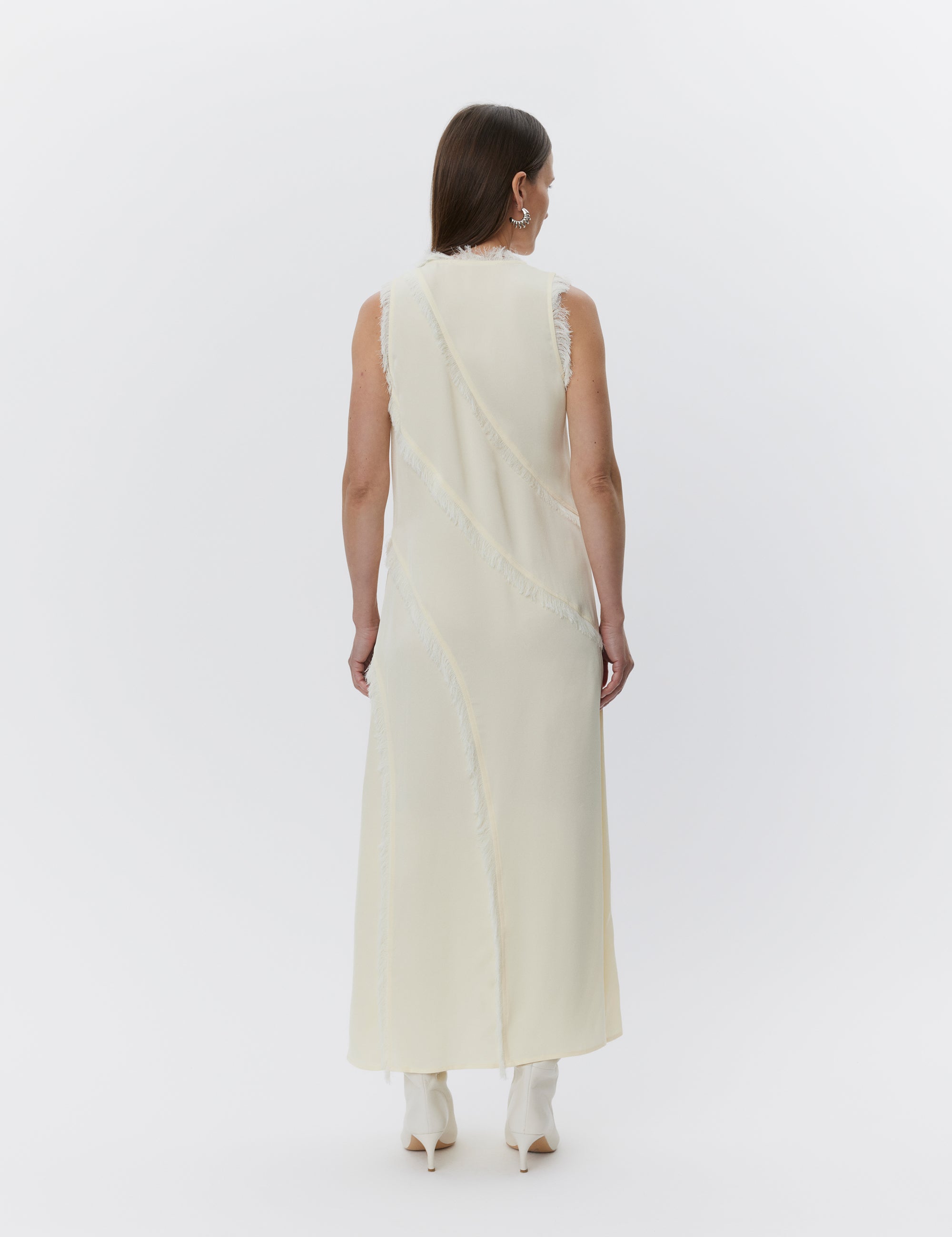 DAY Birger ét Mikkelsen Ryleigh - Matte Crepe Kjole 110507 WINTER WHITE