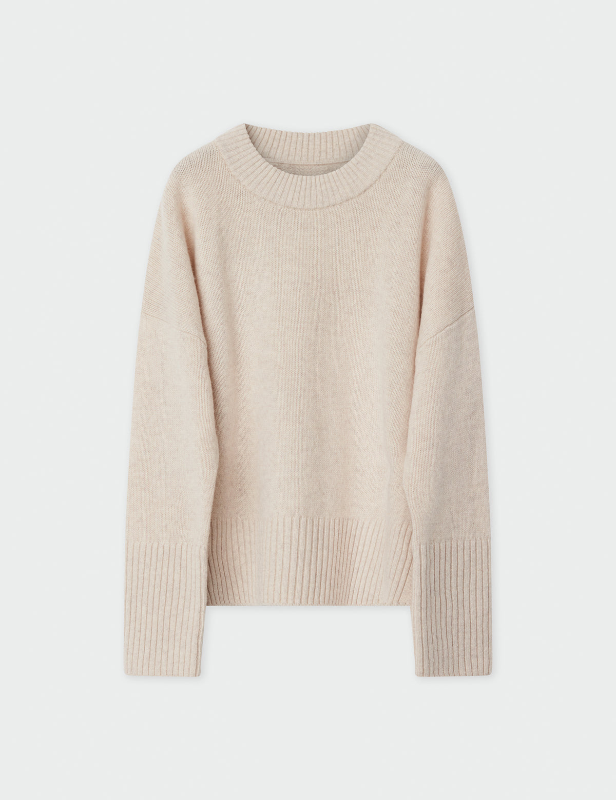 DAY Birger ét Mikkelsen Sherry - Soft Lamb Sweater 500002 CREME MELANGE