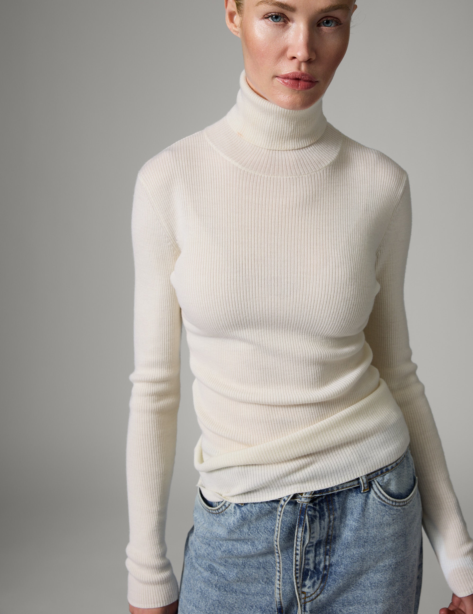 DAY Birger ét Mikkelsen Sierra - Daily Elements - Pullover Sweater 01002 Ivory Shade