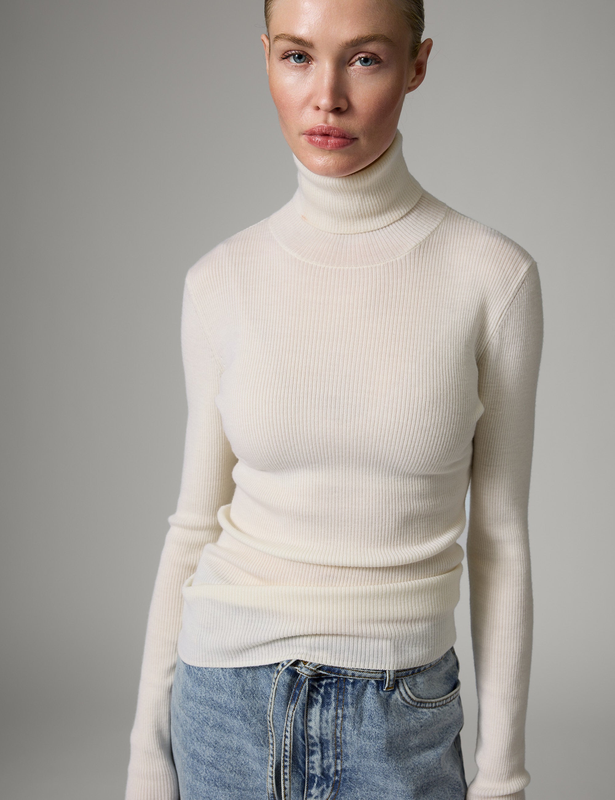 DAY Birger ét Mikkelsen Sierra - Daily Elements Sweater 01002 Ivory Shade
