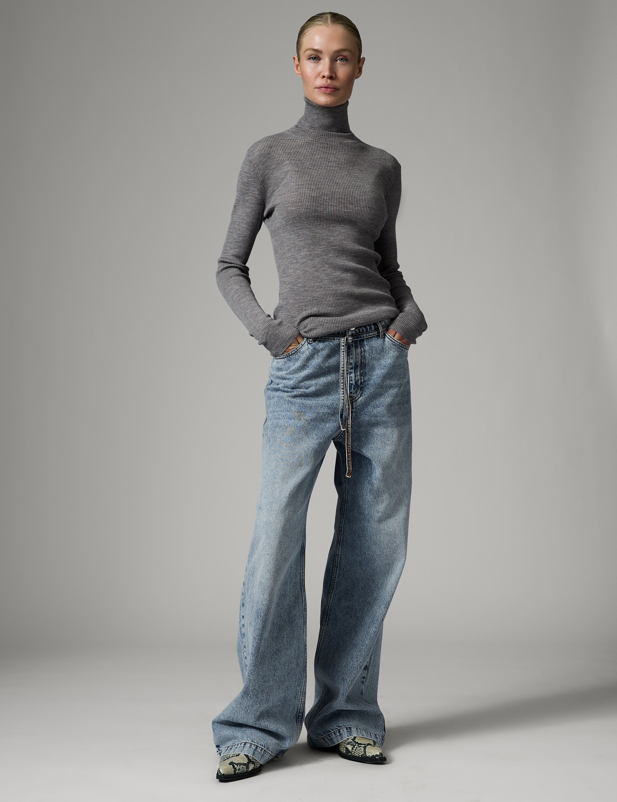 DAY Birger ét Mikkelsen Sierra - Daily Elements - Pullover Sweater 500006 Medium Grey Melange