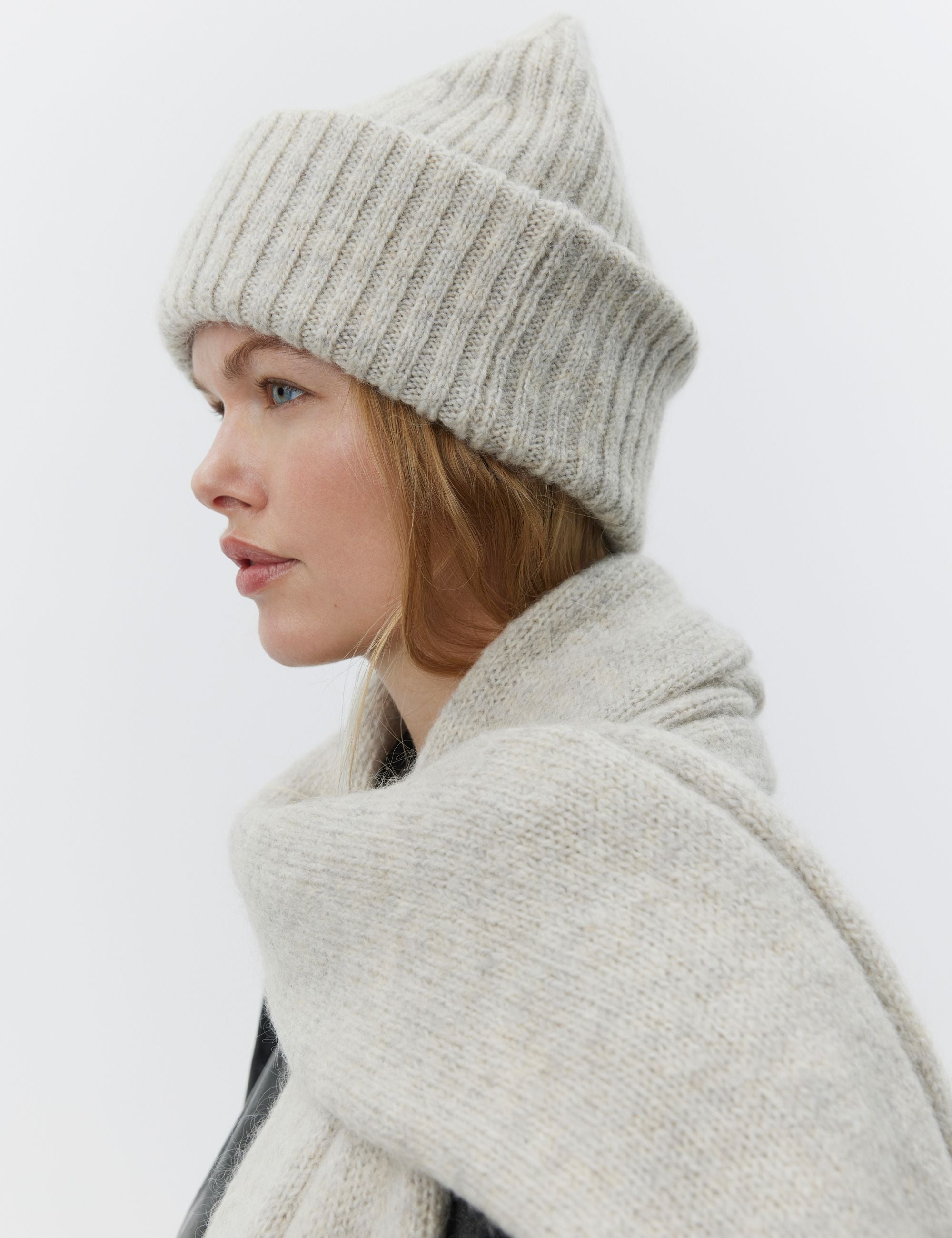DAY Birger ét Mikkelsen Sine - Soft Mohair Tørklæde 500036 Light Grey Melange
