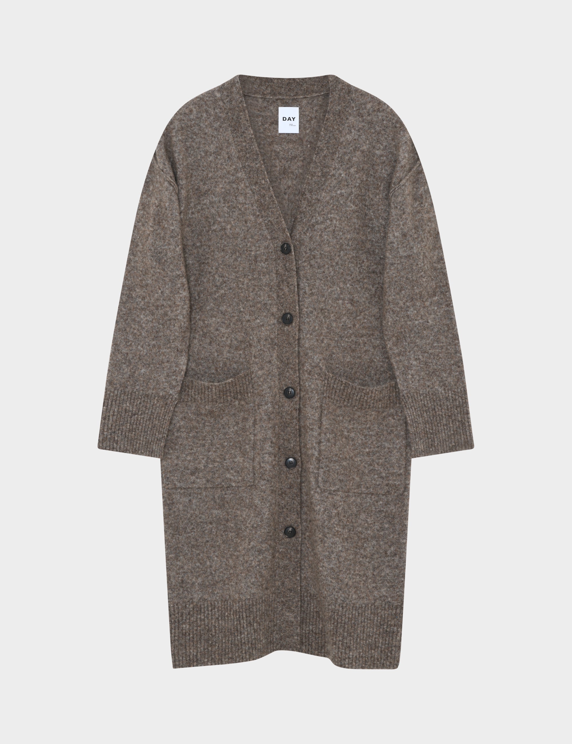 DAY Birger ét Mikkelsen Sissa - Cozy Days Cardigan 500166 WREN MELANGE