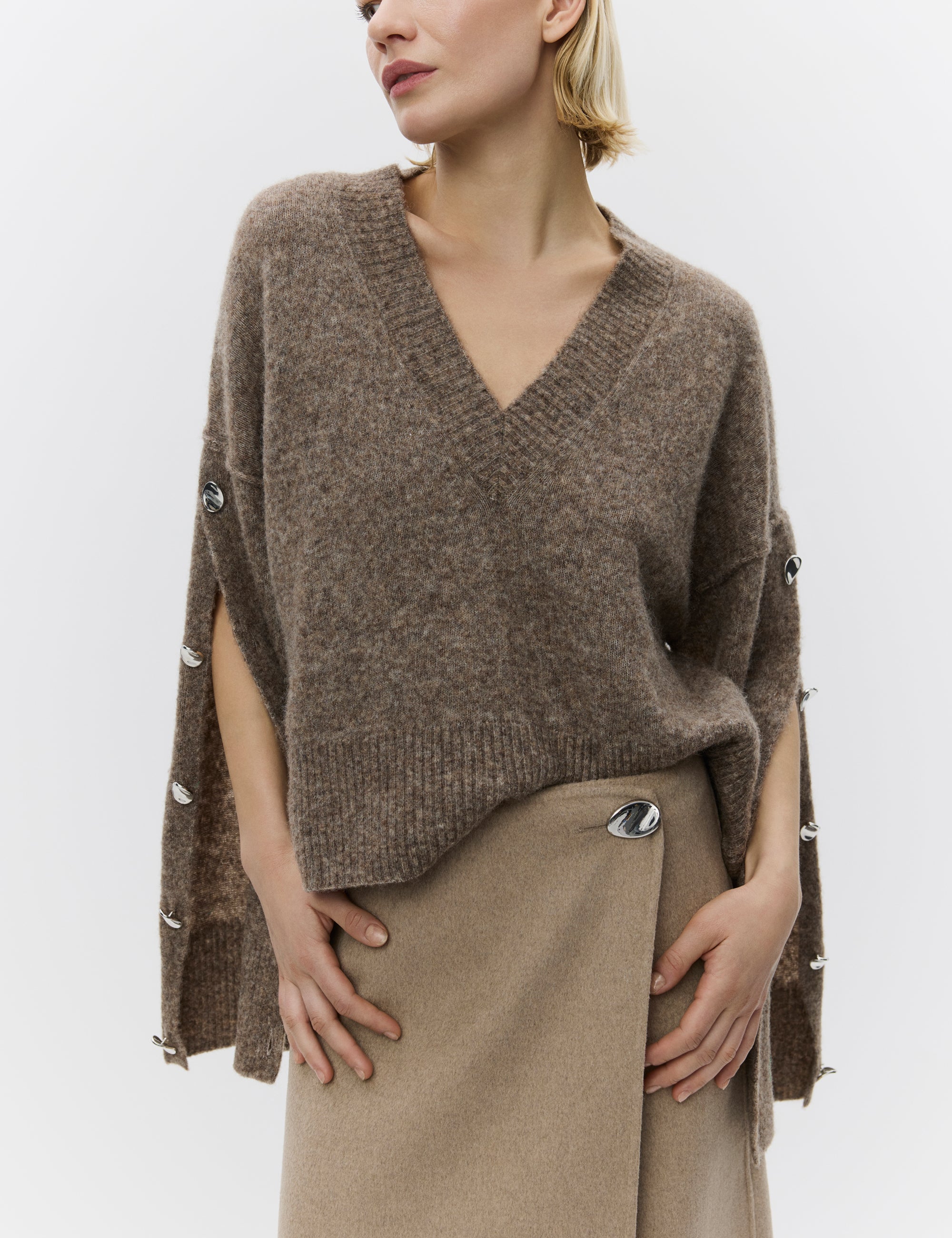 DAY Birger ét Mikkelsen Solange - Cozy Days Pullover 500166 WREN MELANGE