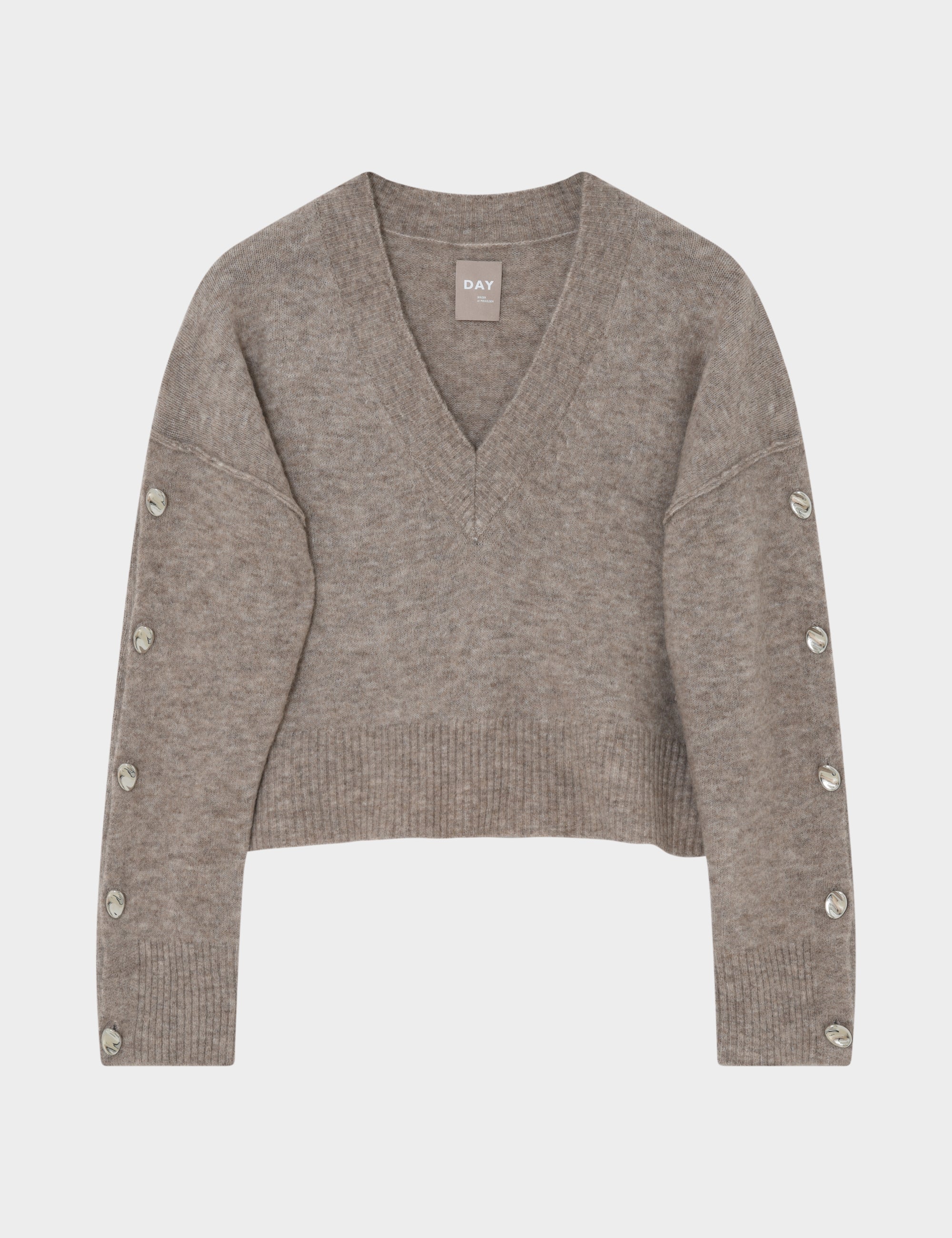 DAY Birger ét Mikkelsen Solange - Cozy Days Sweater 500082 Hazel Melange