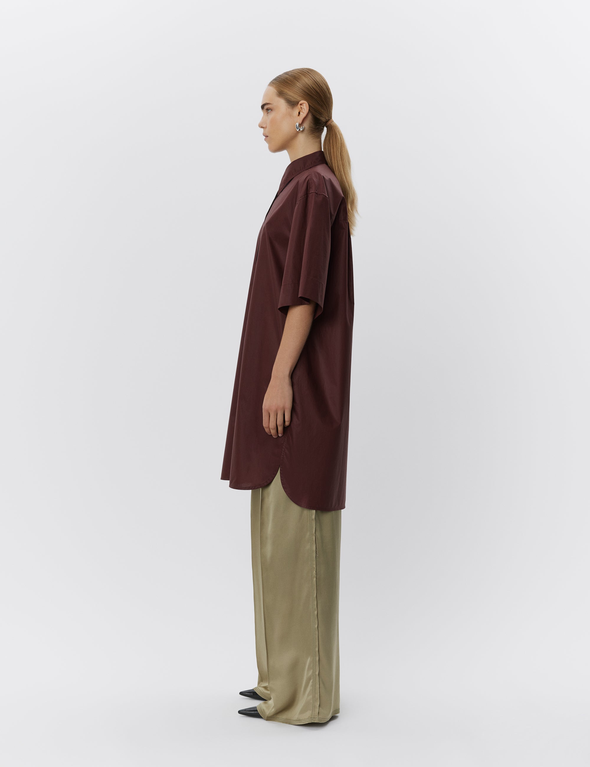 DAY Birger ét Mikkelsen Stanton - Cotton Chintz Kjole 191317 Bitter Chocolate