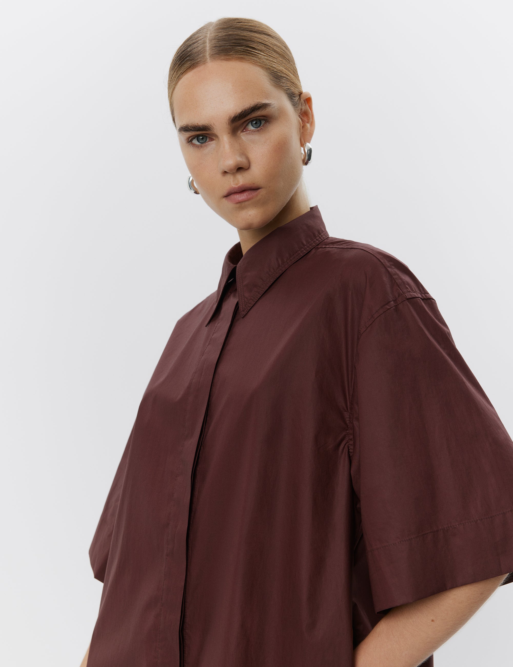 DAY Birger ét Mikkelsen Stanton - Cotton Chintz Kjole 191317 Bitter Chocolate